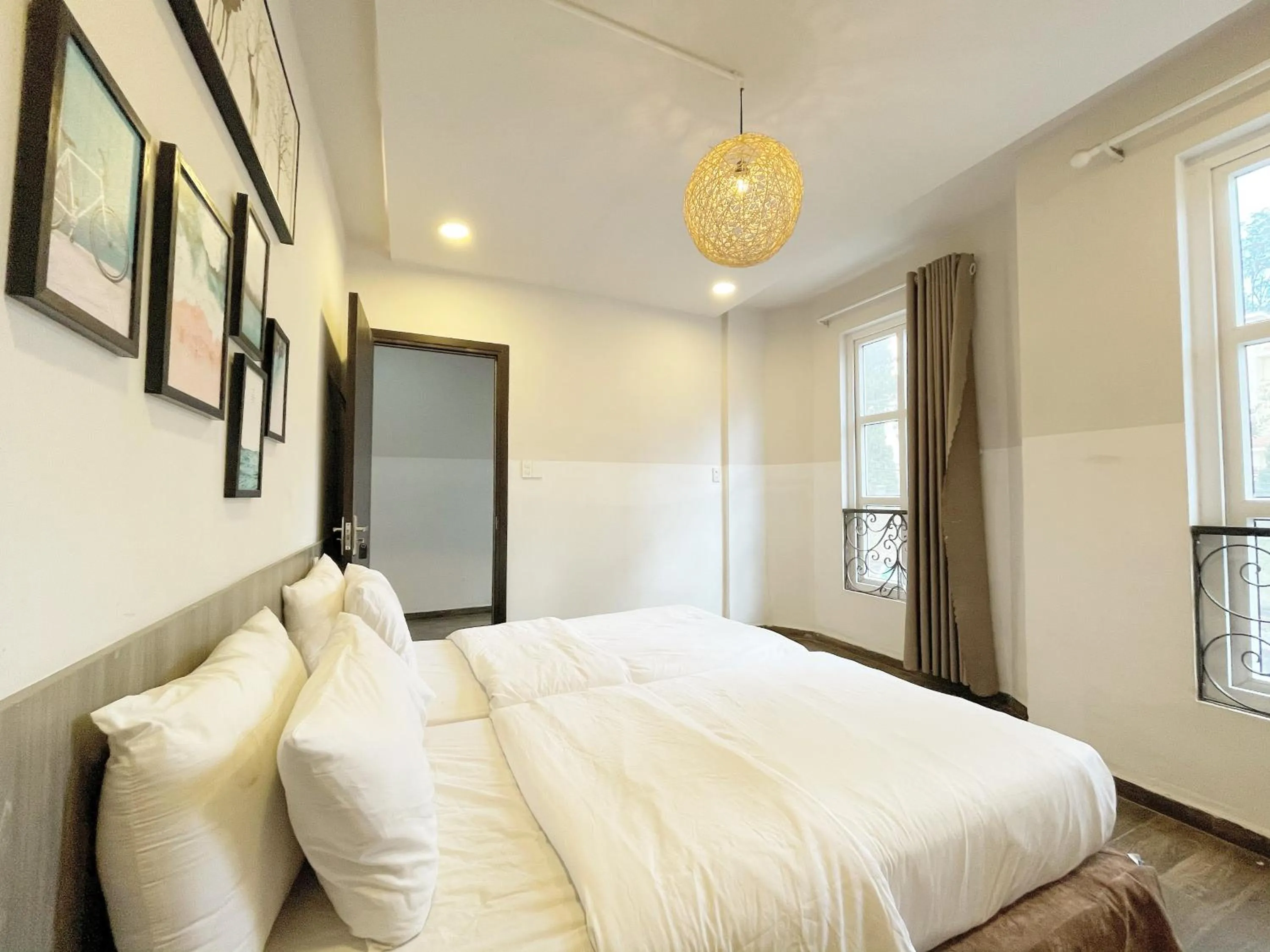 Bed in Street View Hotel & Apartment