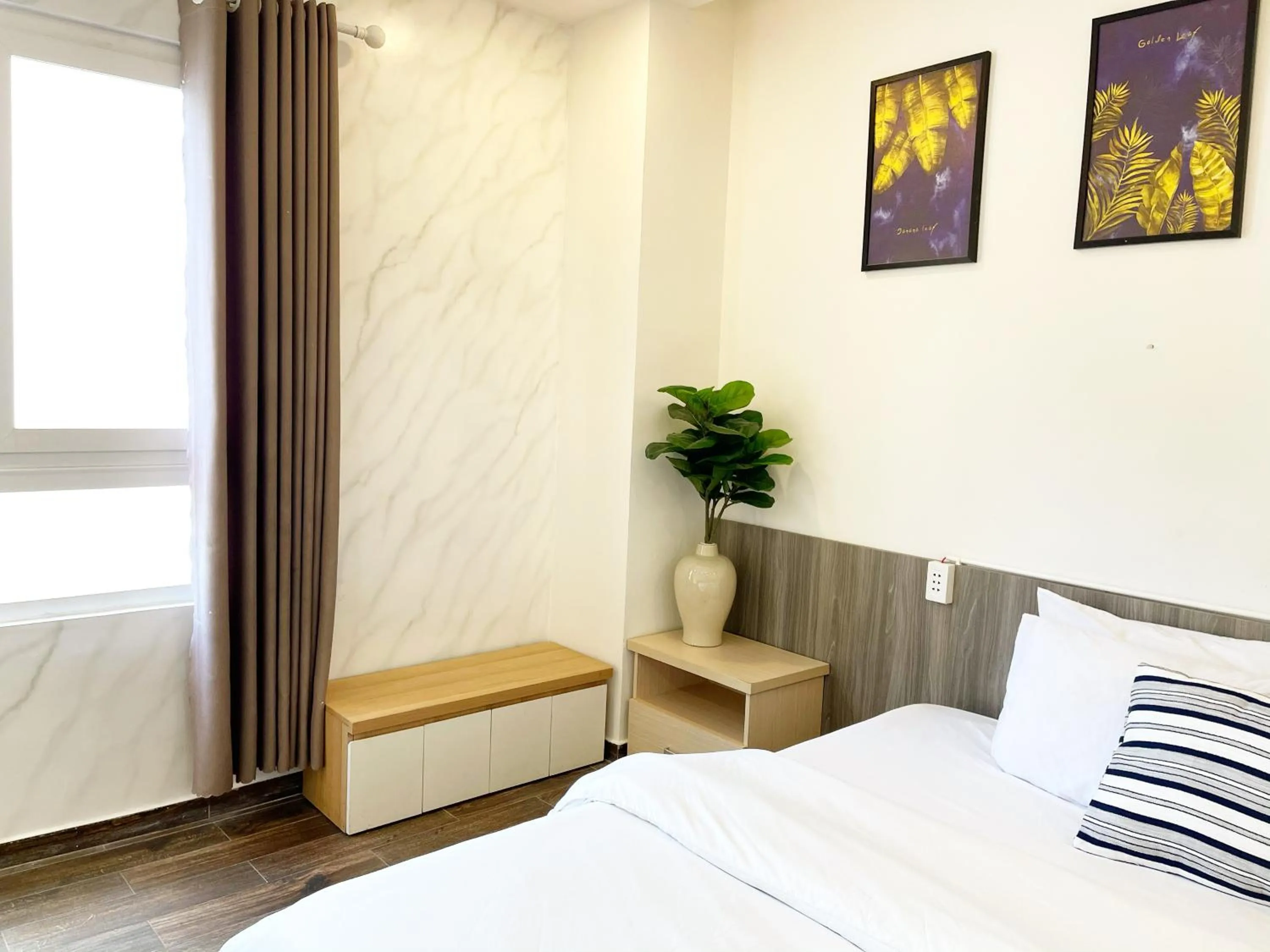 Bed in Street View Hotel & Apartment