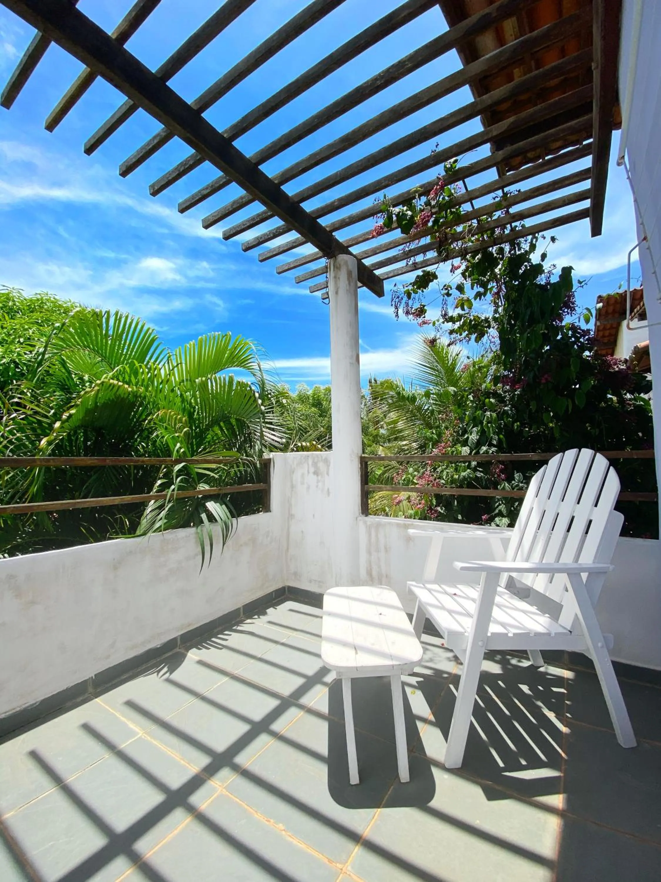 Garden view in Pousada Ilha do Vento