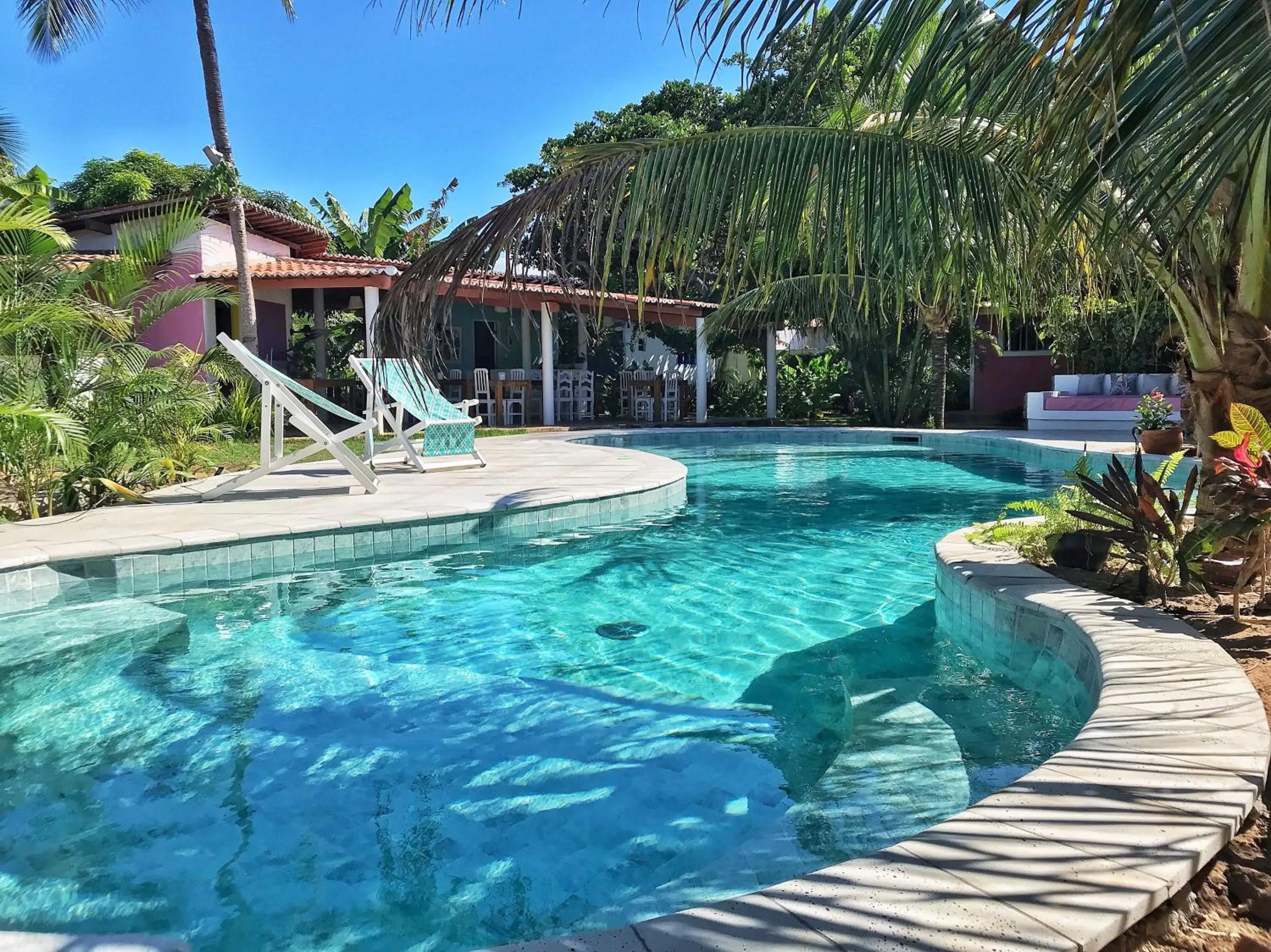 Swimming pool in Pousada Ilha do Vento