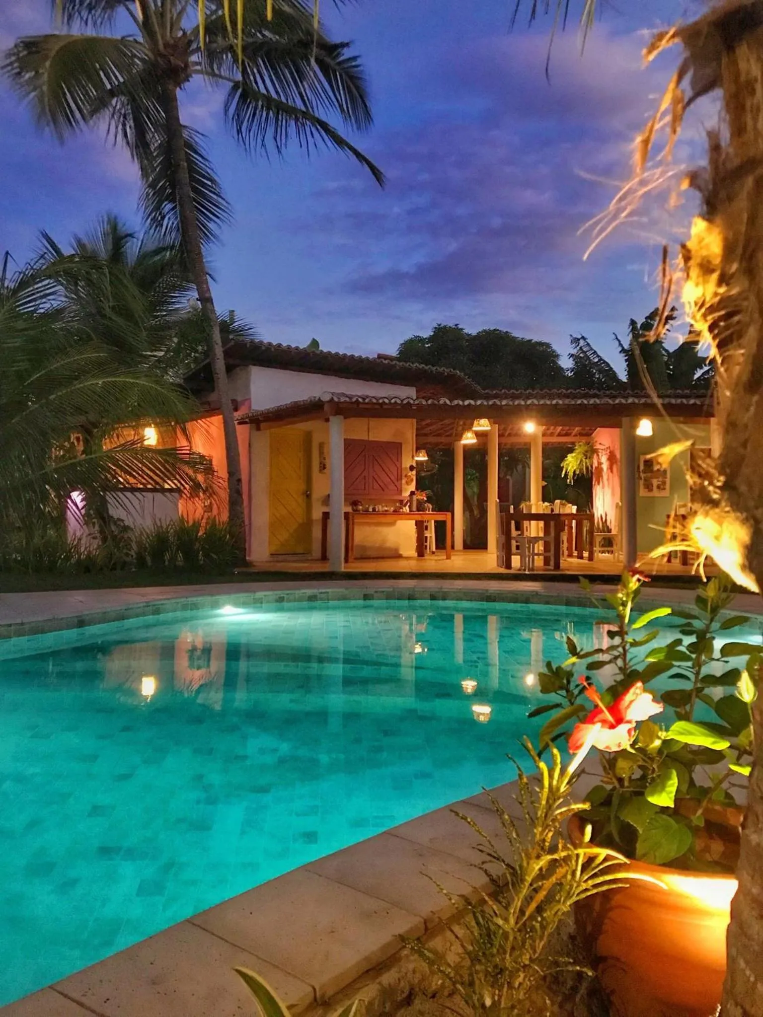 Swimming pool in Pousada Ilha do Vento