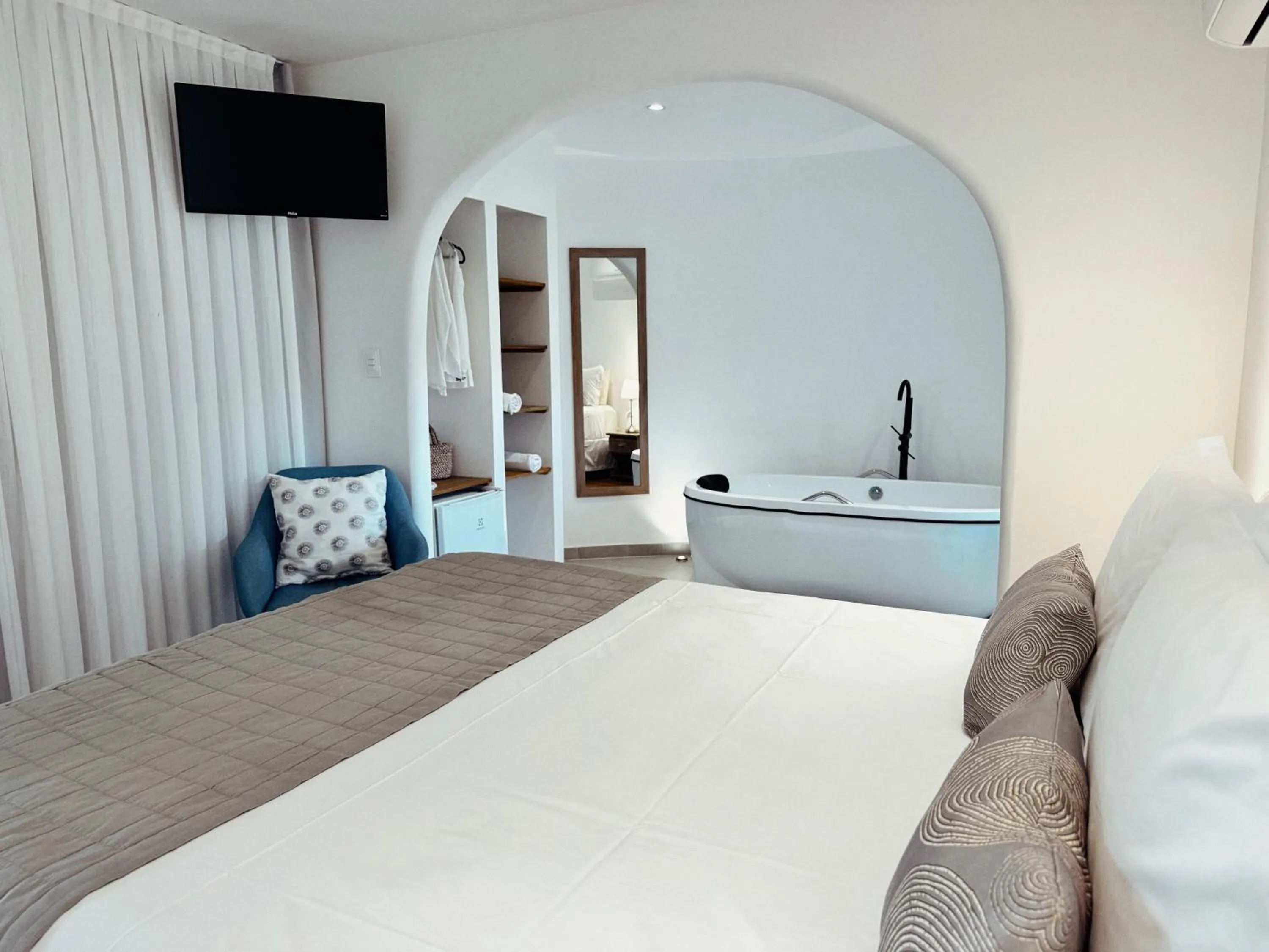 Bed in Pousada Ilha do Vento