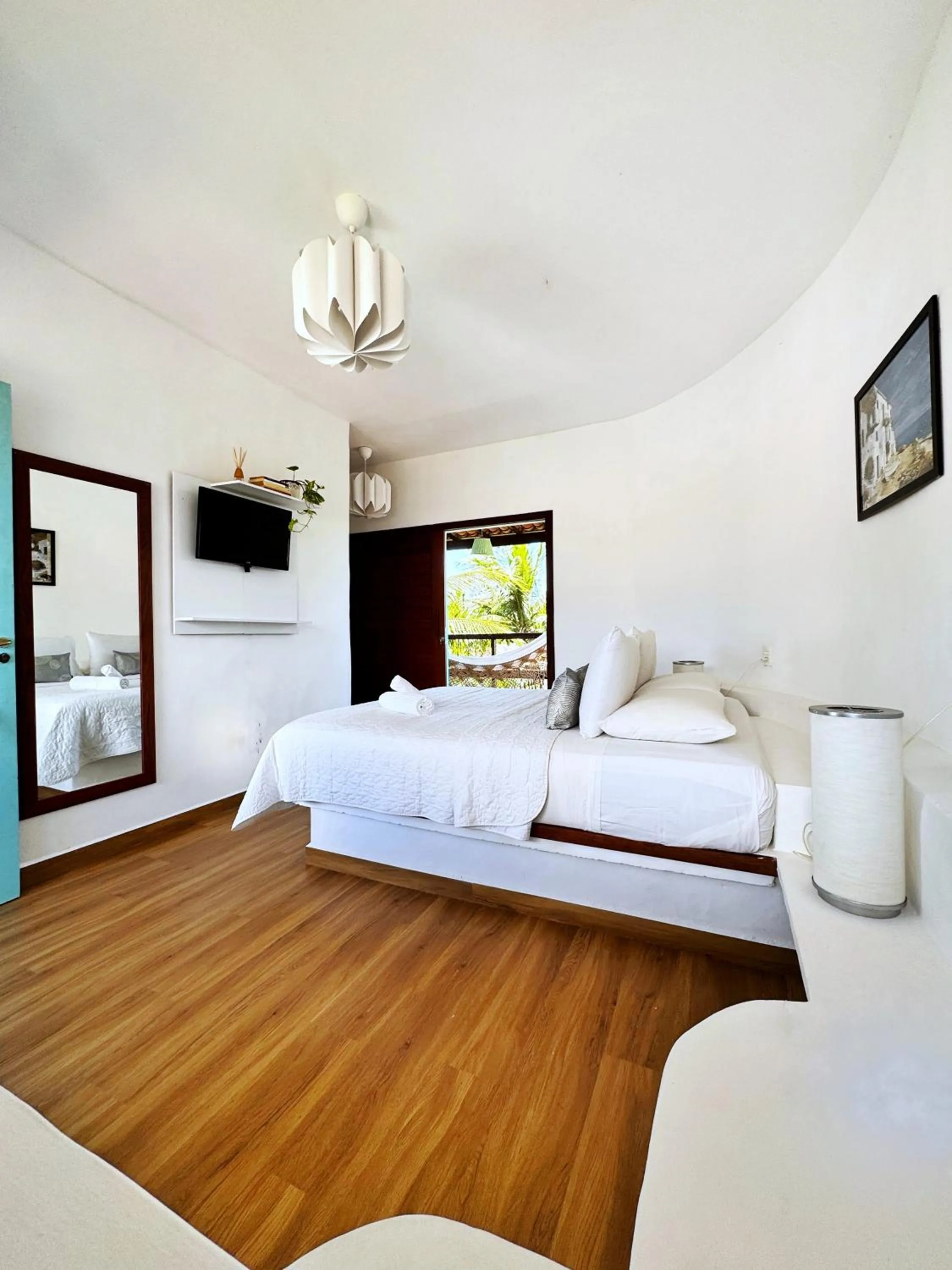 Bed in Pousada Ilha do Vento