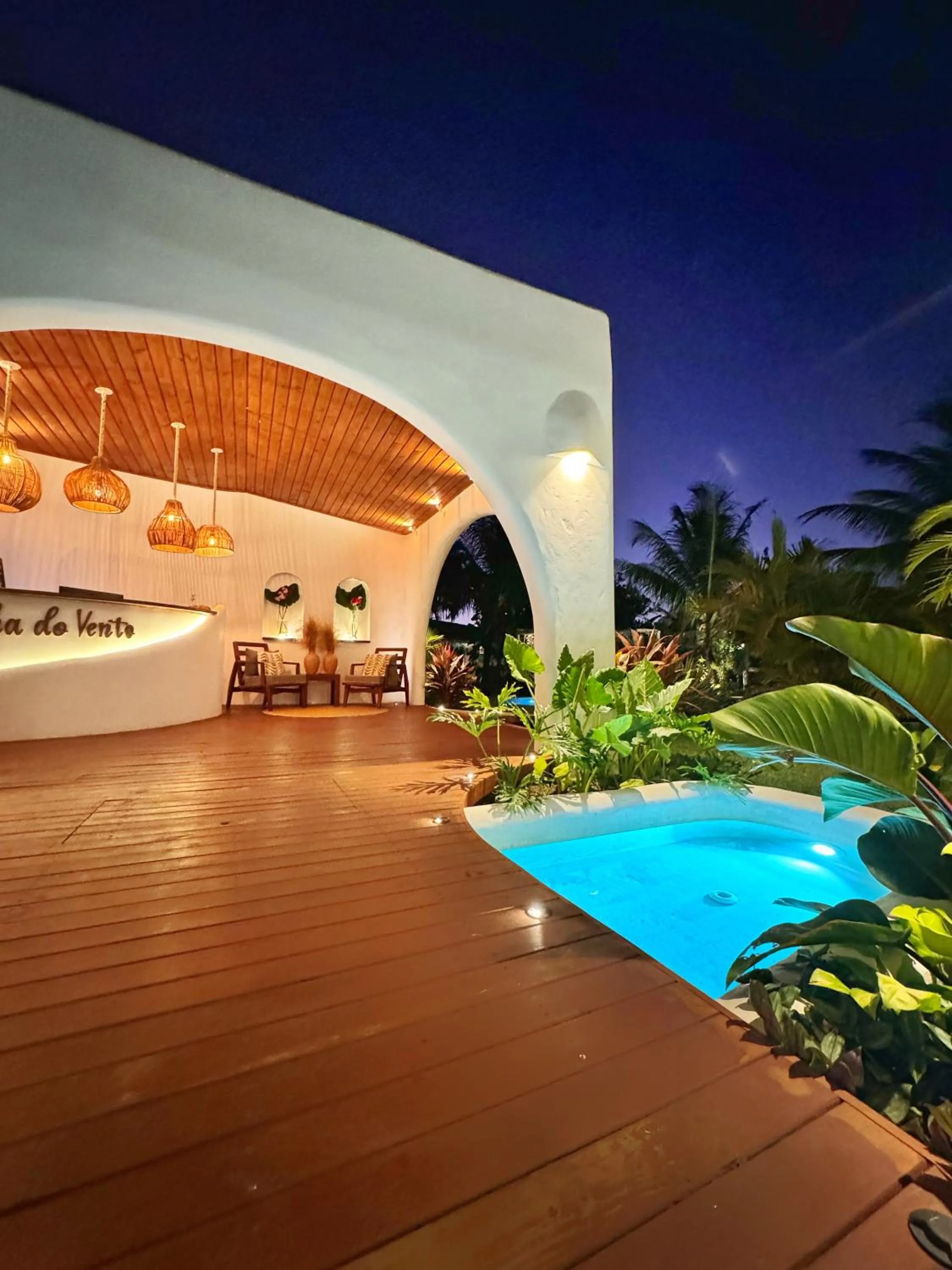 Night in Pousada Ilha do Vento
