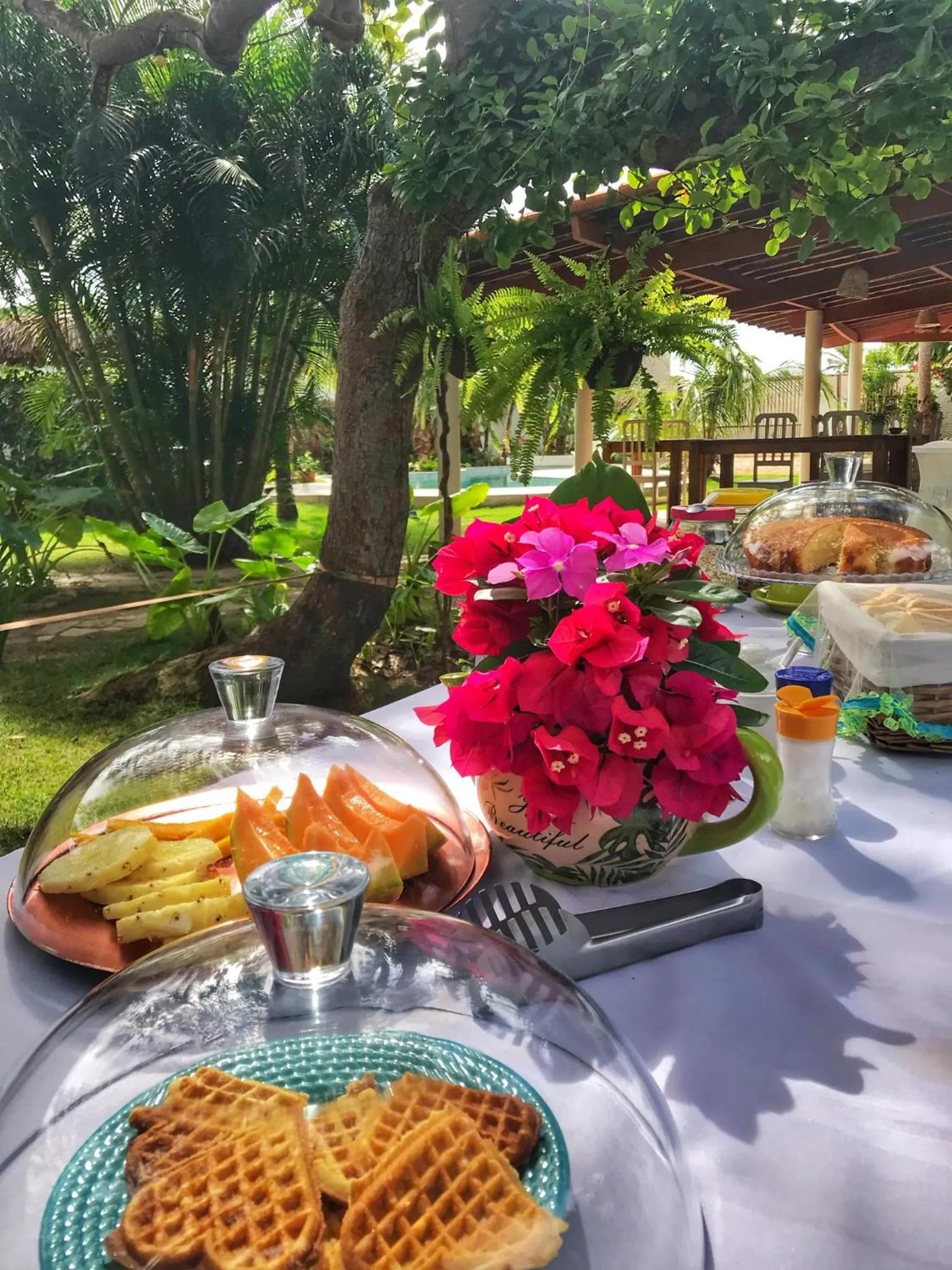 Patio in Pousada Ilha do Vento