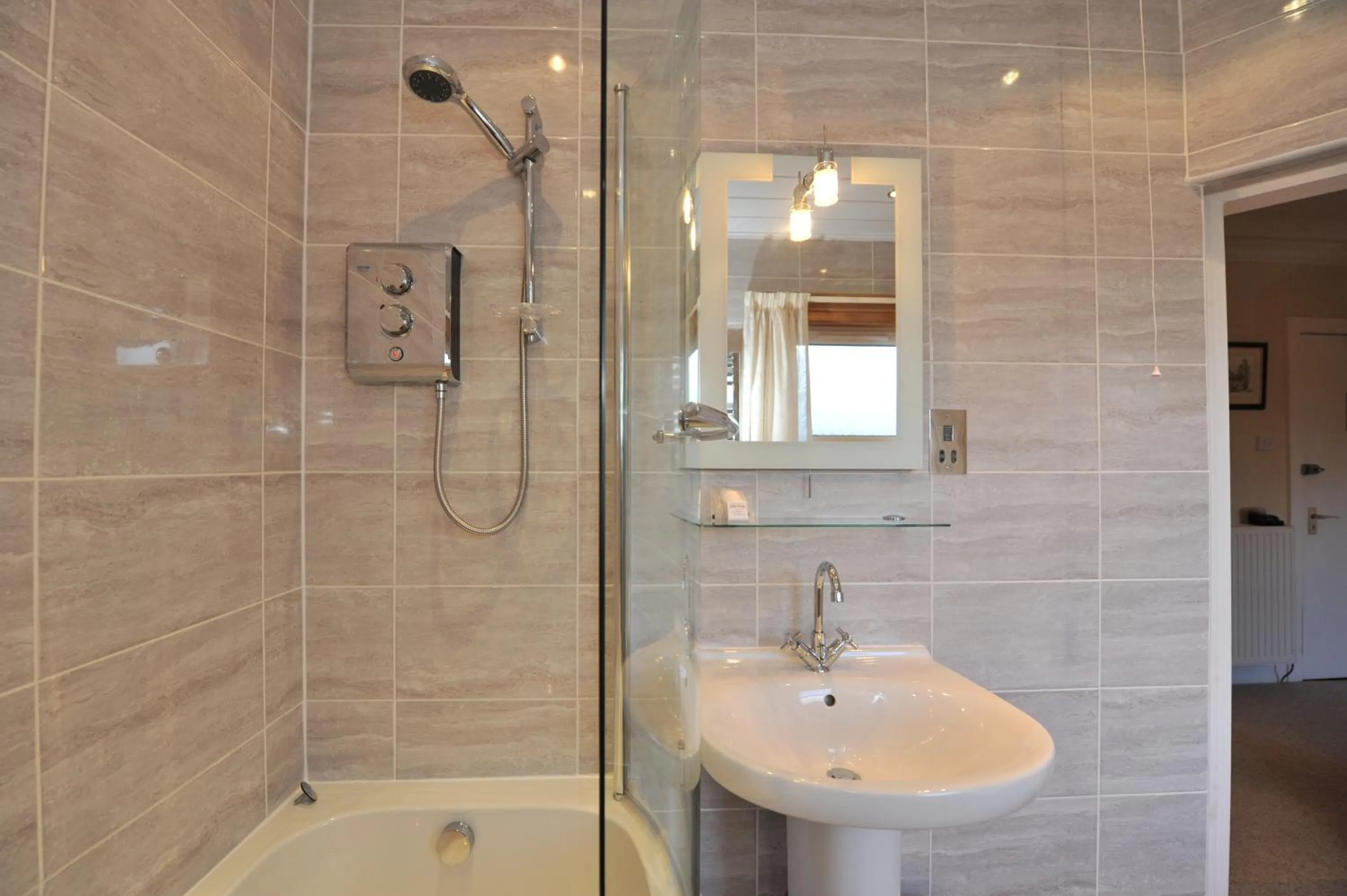 Bathroom in Poppies Hotel