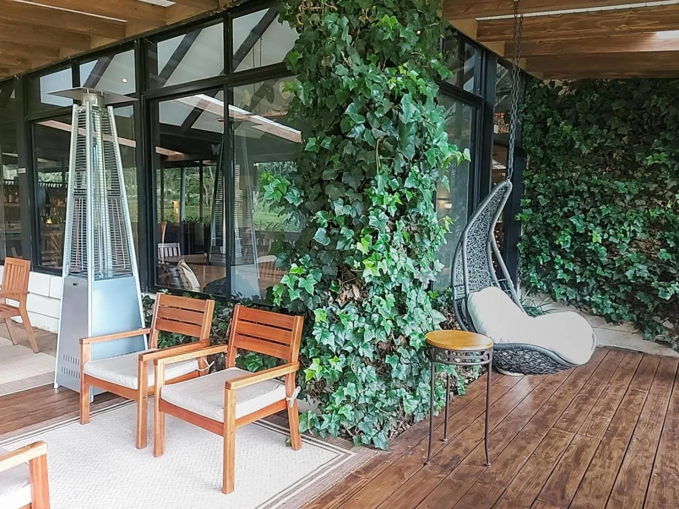 Balcony/Terrace in The Riverside Inn