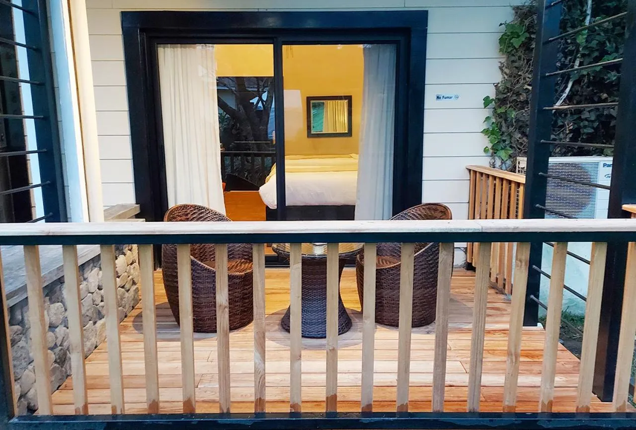 Balcony/Terrace in The Riverside Inn