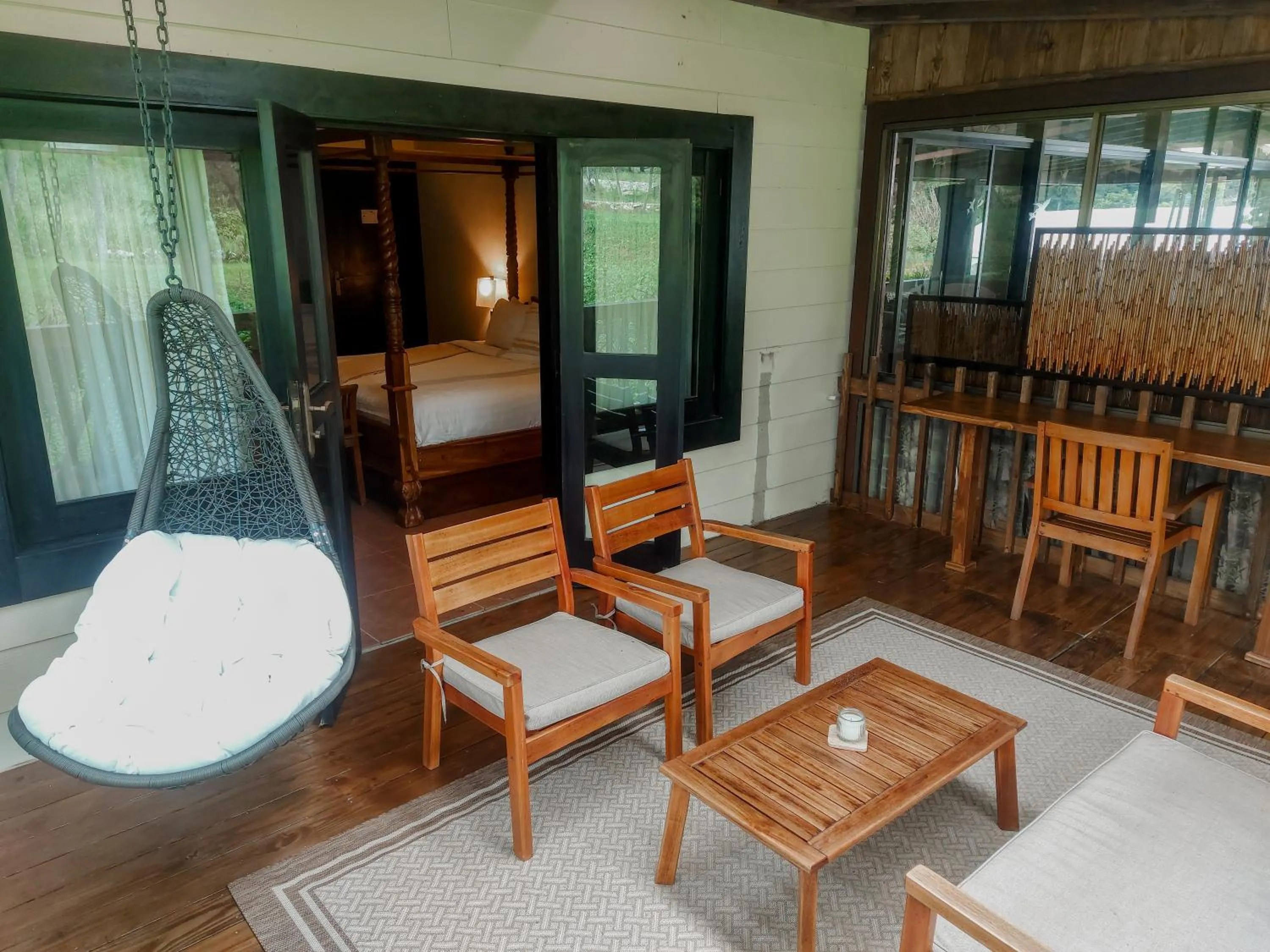 Balcony/Terrace in The Riverside Inn