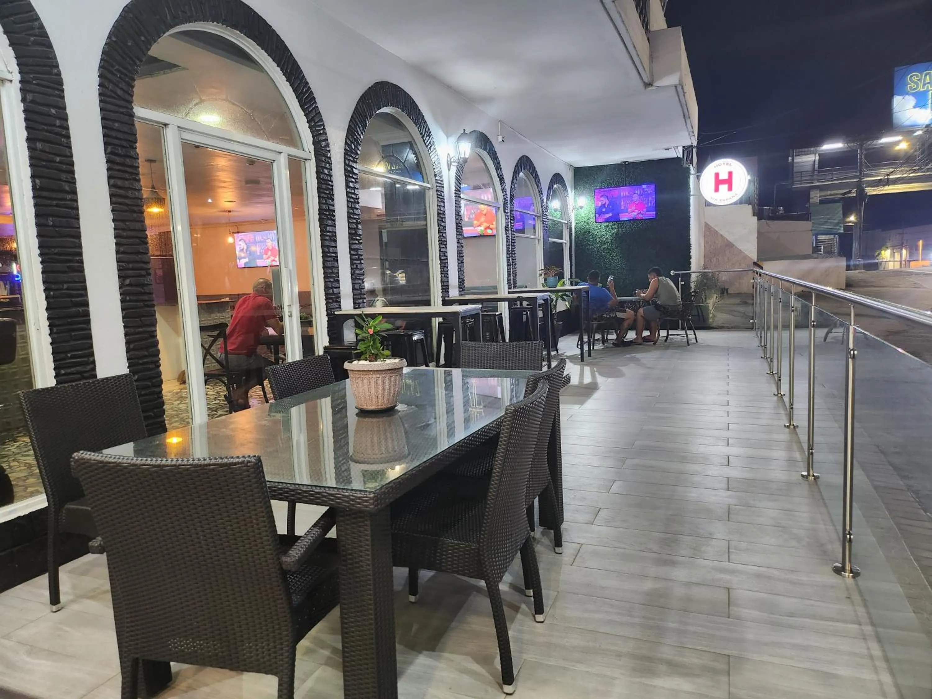 Balcony/Terrace in Hotel Via Espana