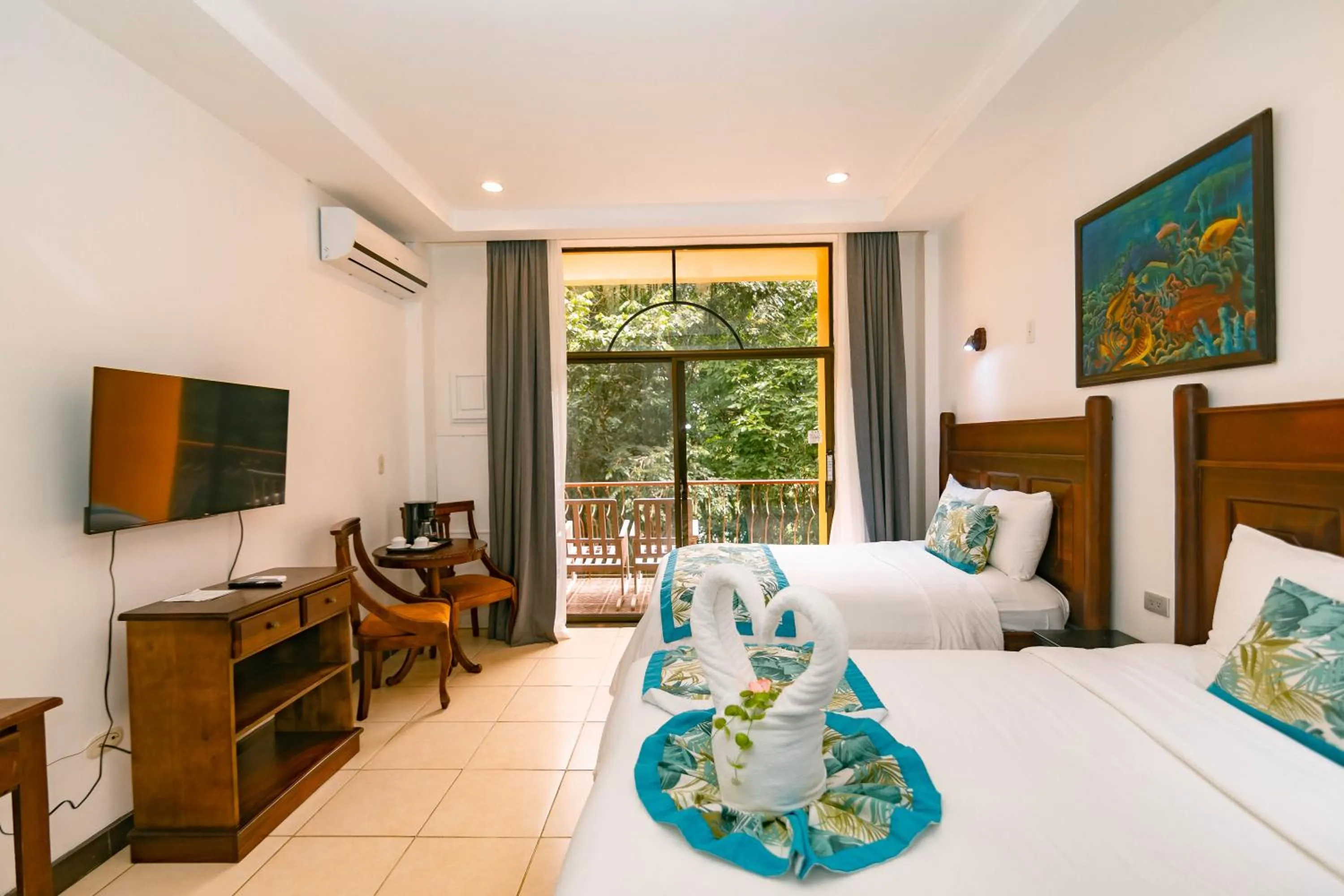 Bed in Hotel San Bada Resort & Spa