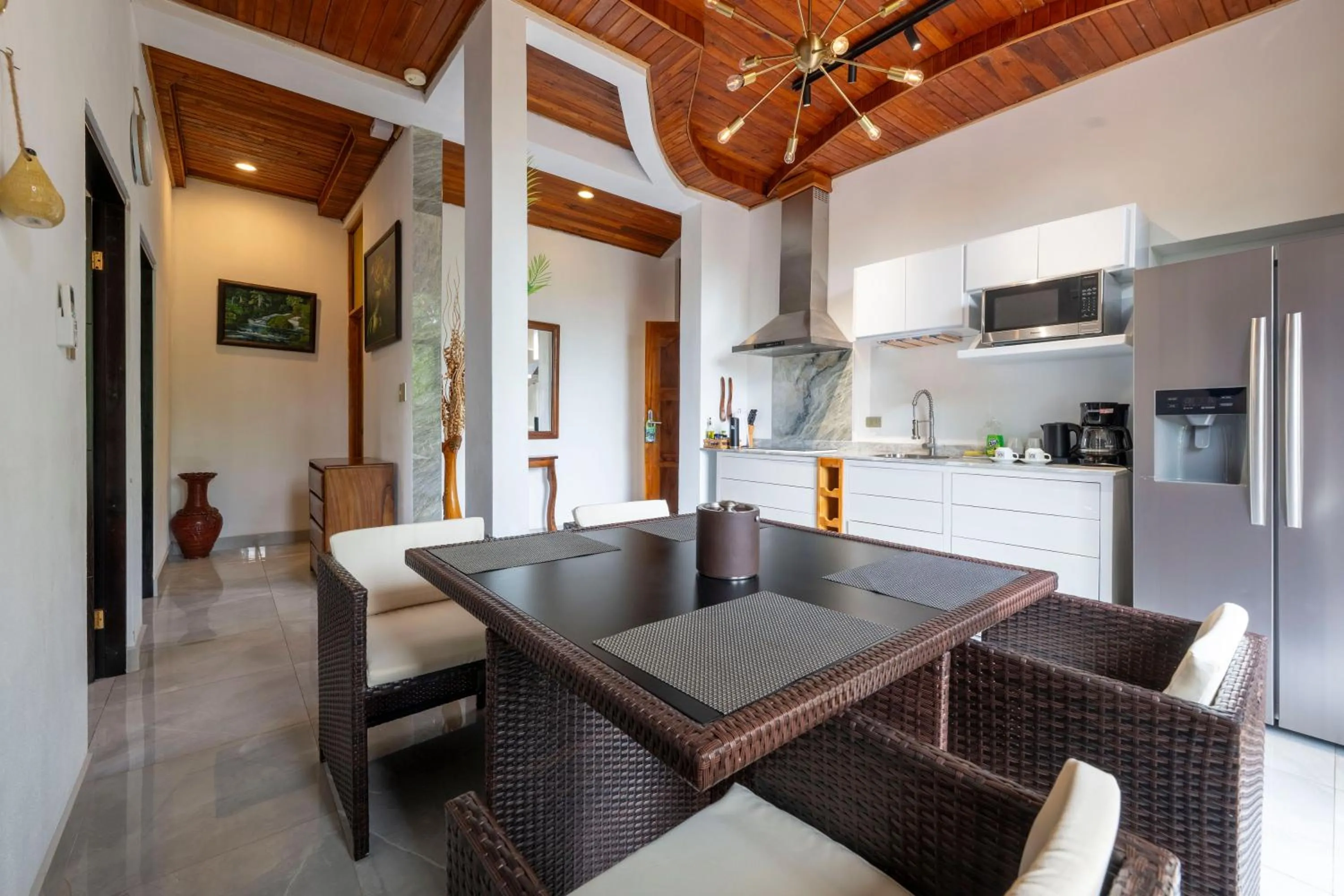 Kitchen or kitchenette in Hotel San Bada Resort & Spa