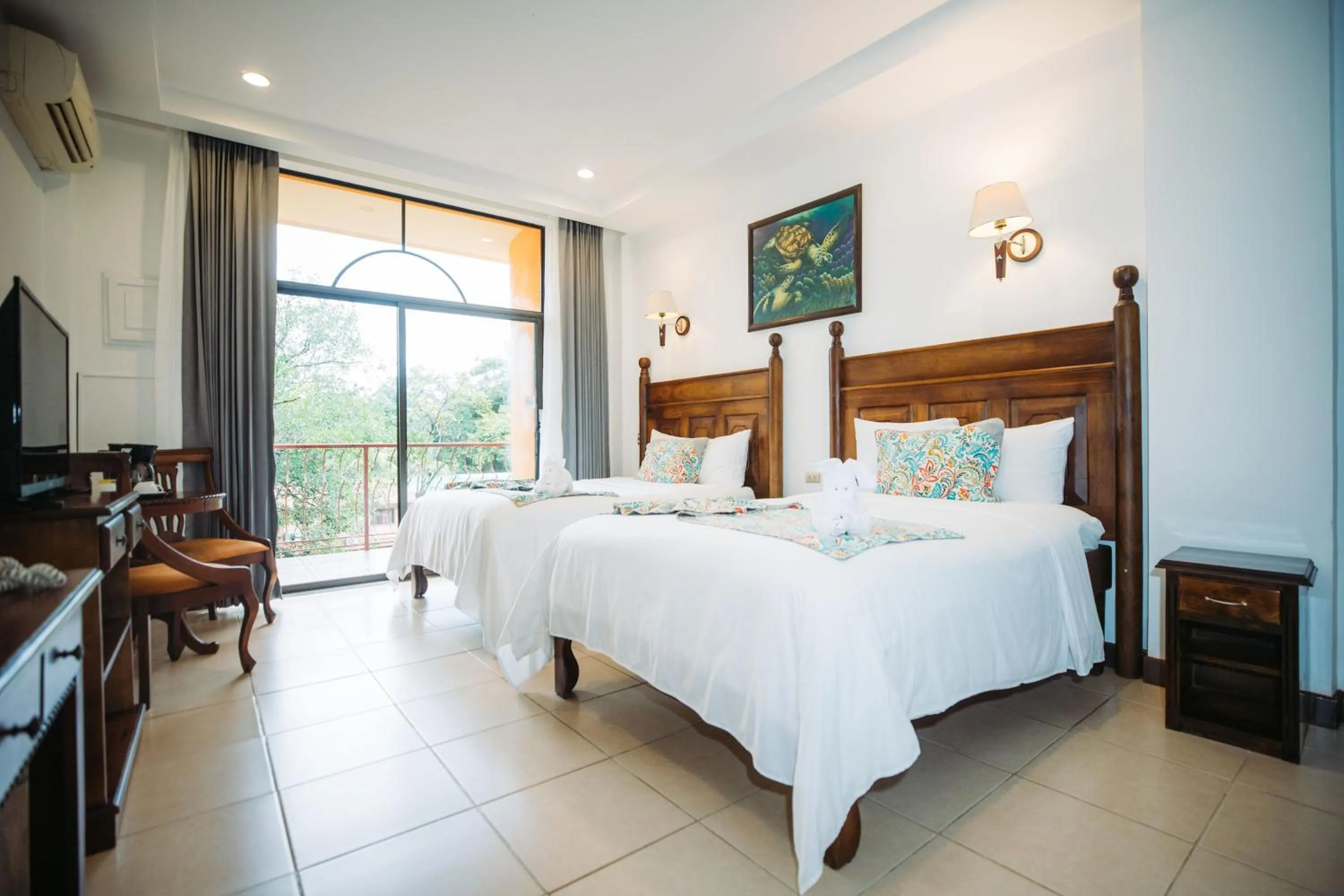 Bed in Hotel San Bada Resort & Spa