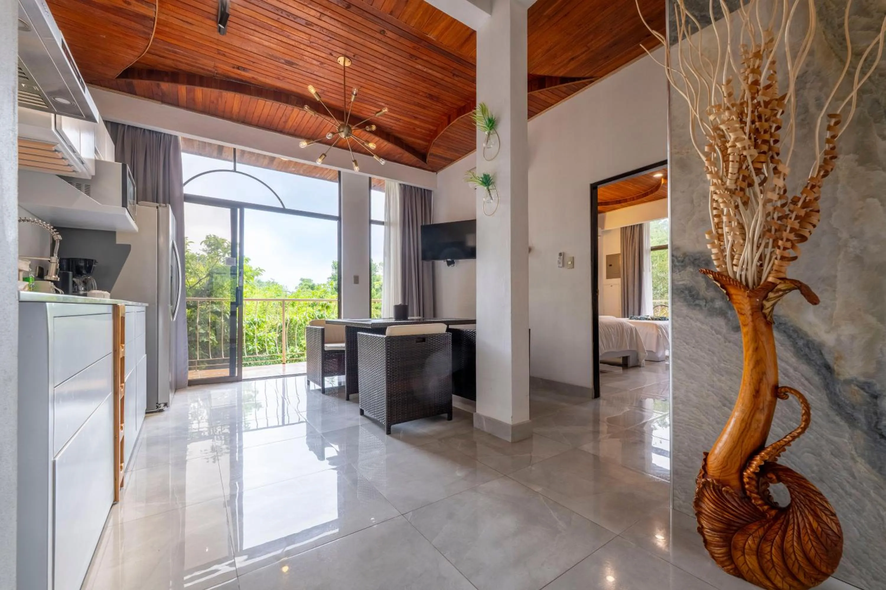 Kitchen or kitchenette in Hotel San Bada Resort & Spa