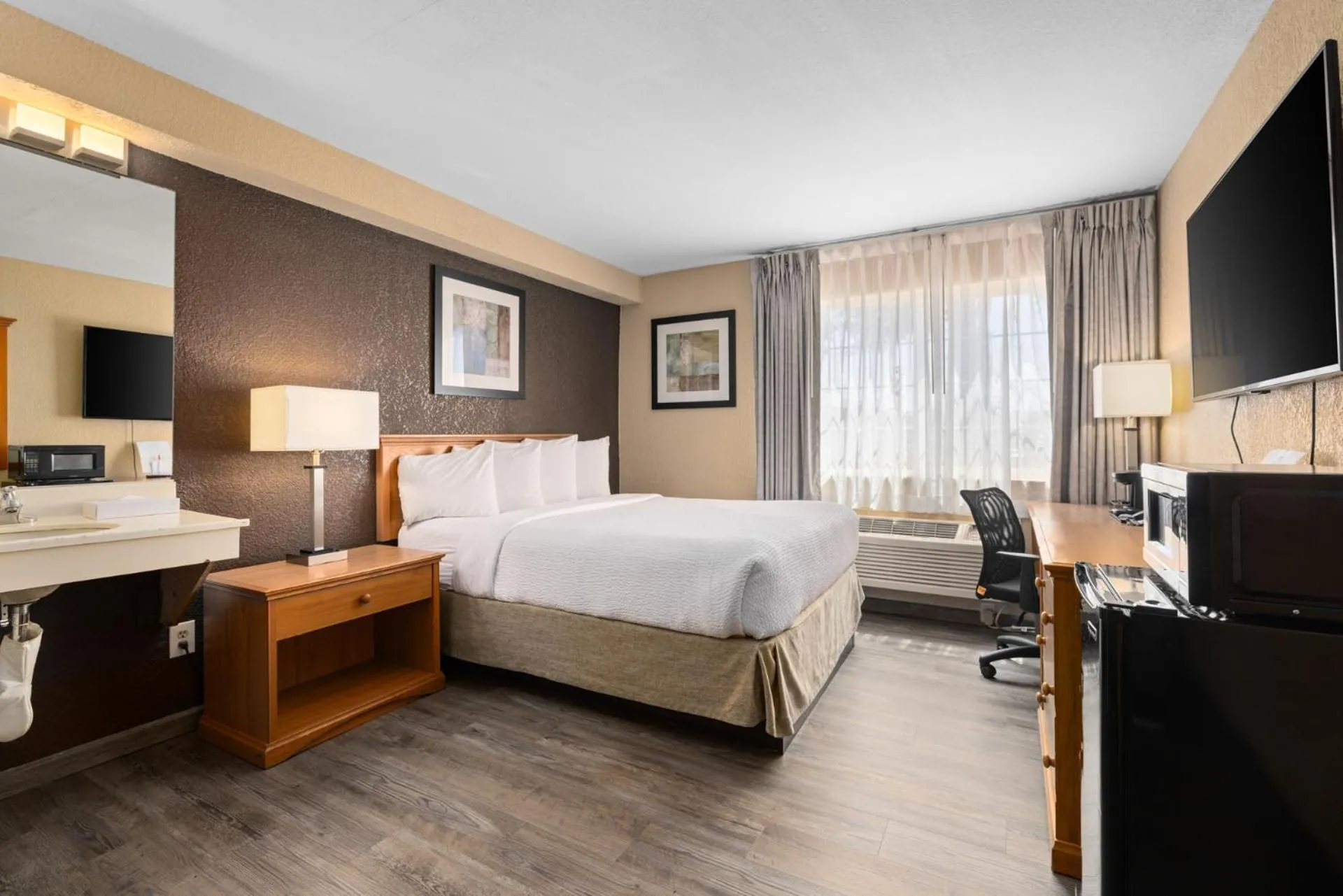 Bed in Ramada by Wyndham Portland
