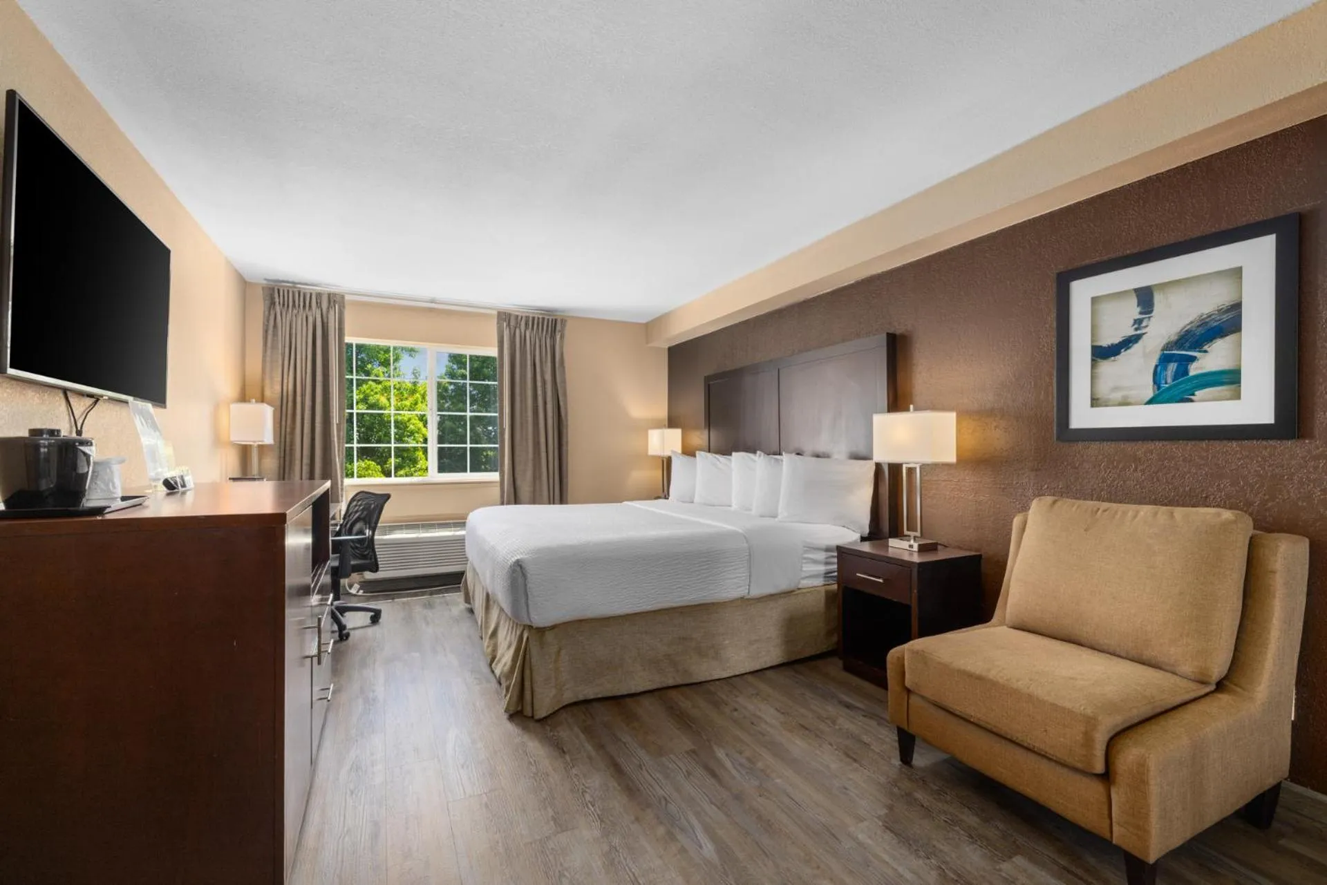 Bed in Ramada by Wyndham Portland