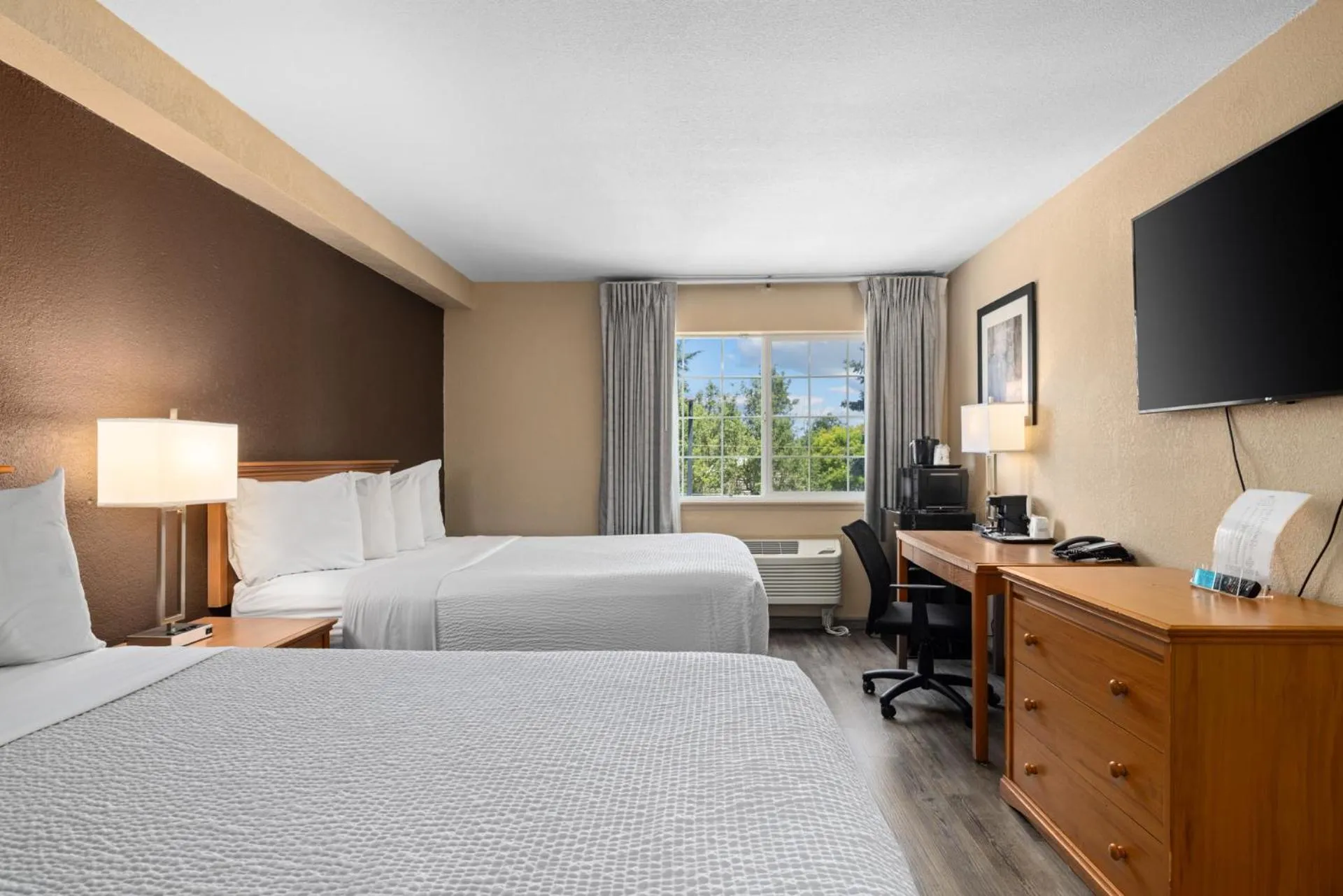 Bed in Ramada by Wyndham Portland