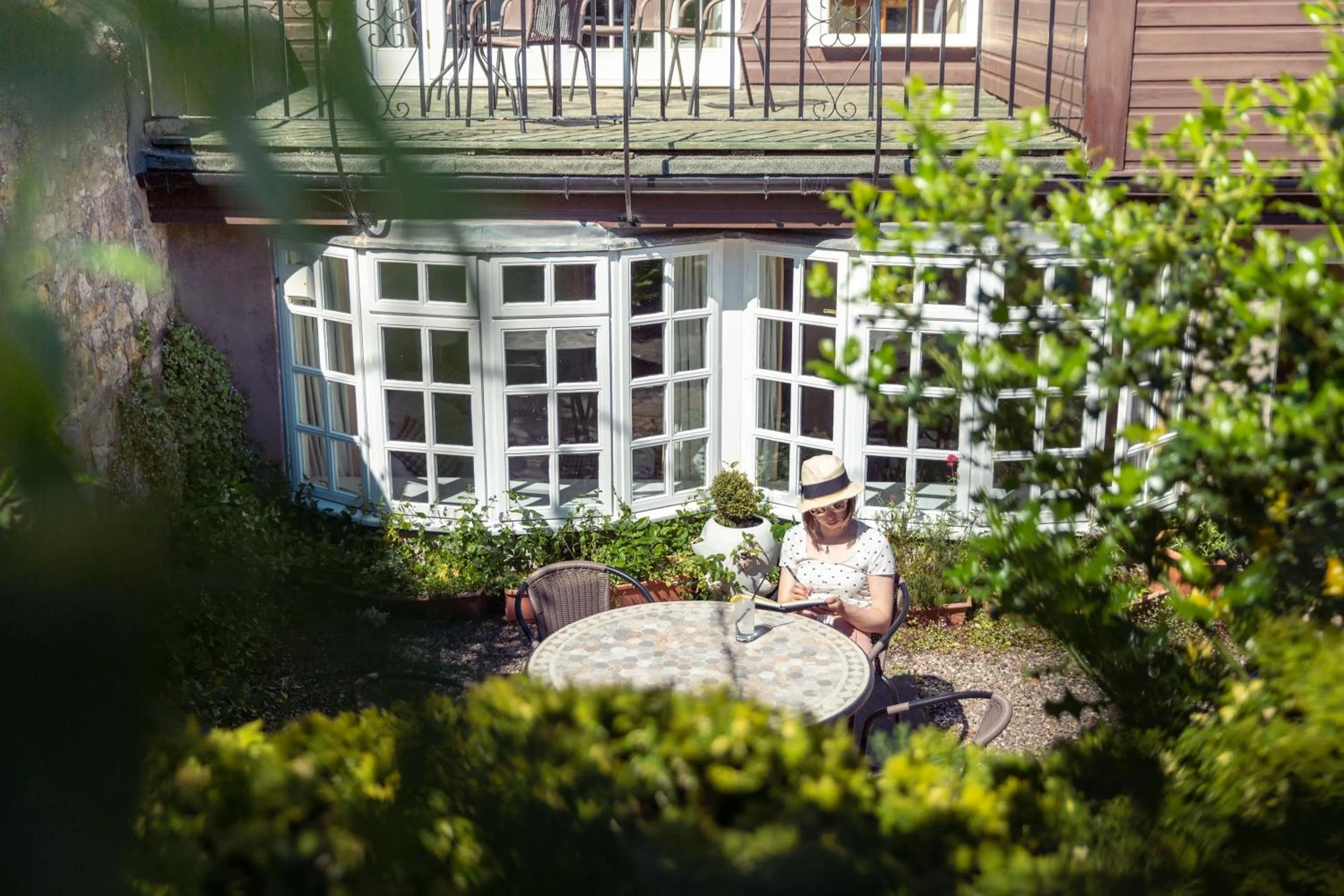 Garden view in The Albany St Andrews