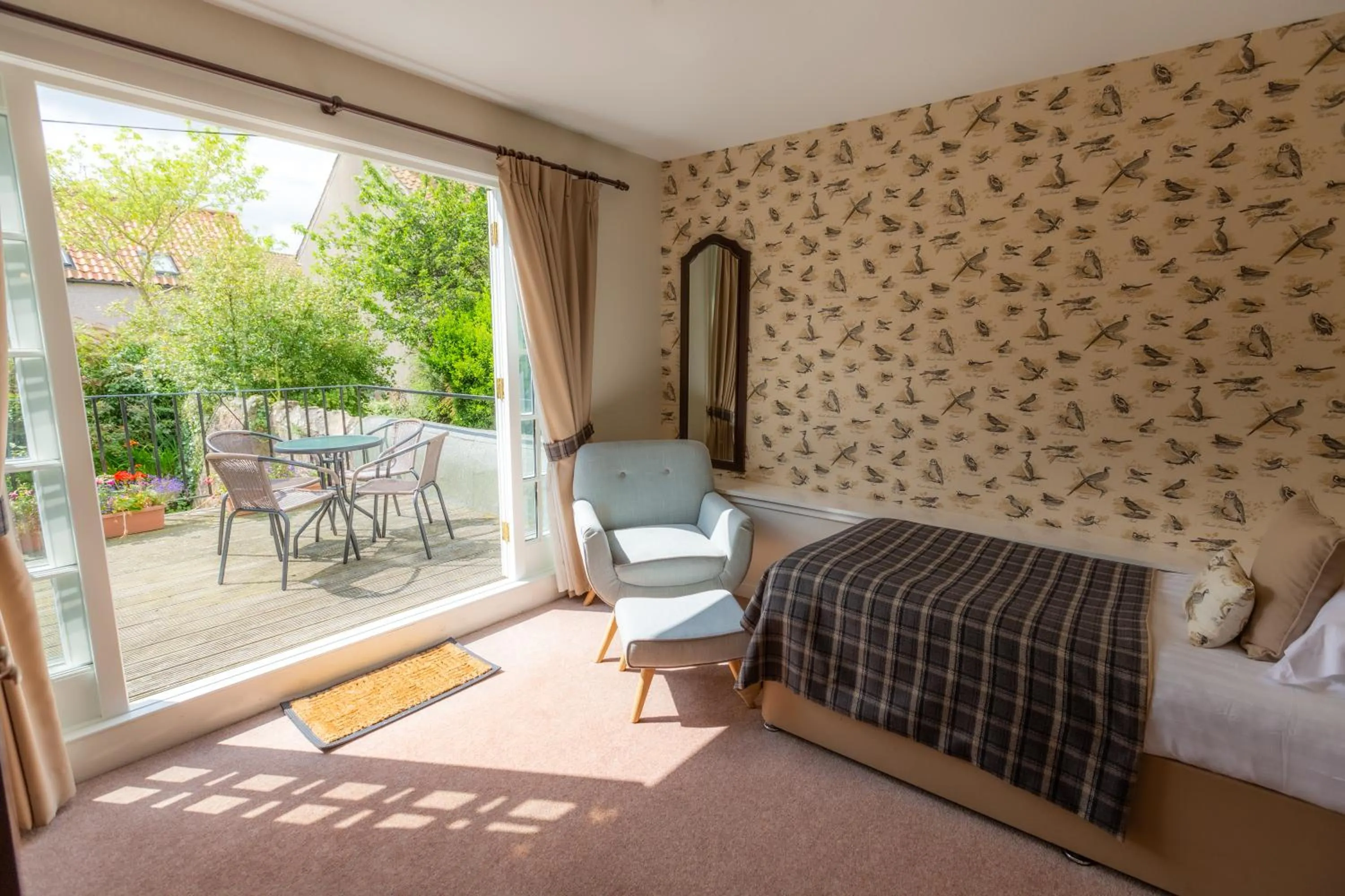 Balcony/Terrace, Bed in The Albany St Andrews