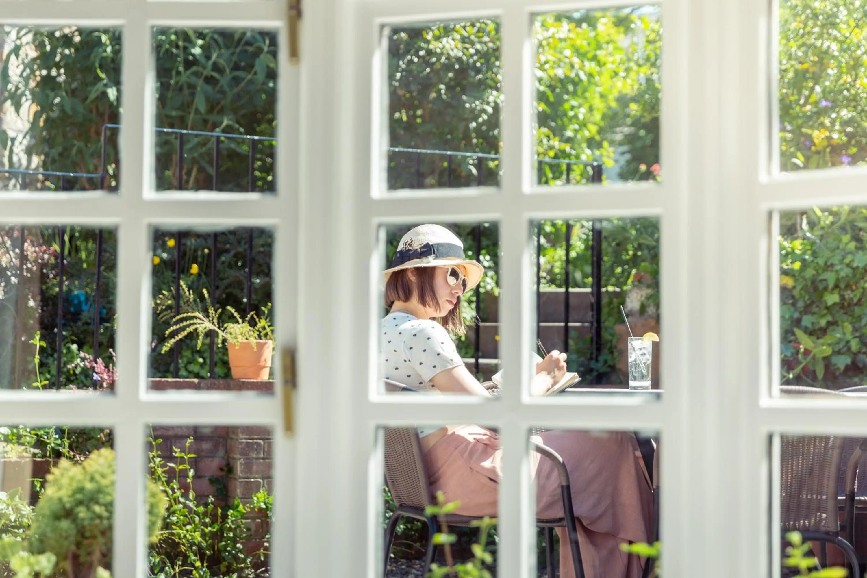 Garden view in The Albany St Andrews