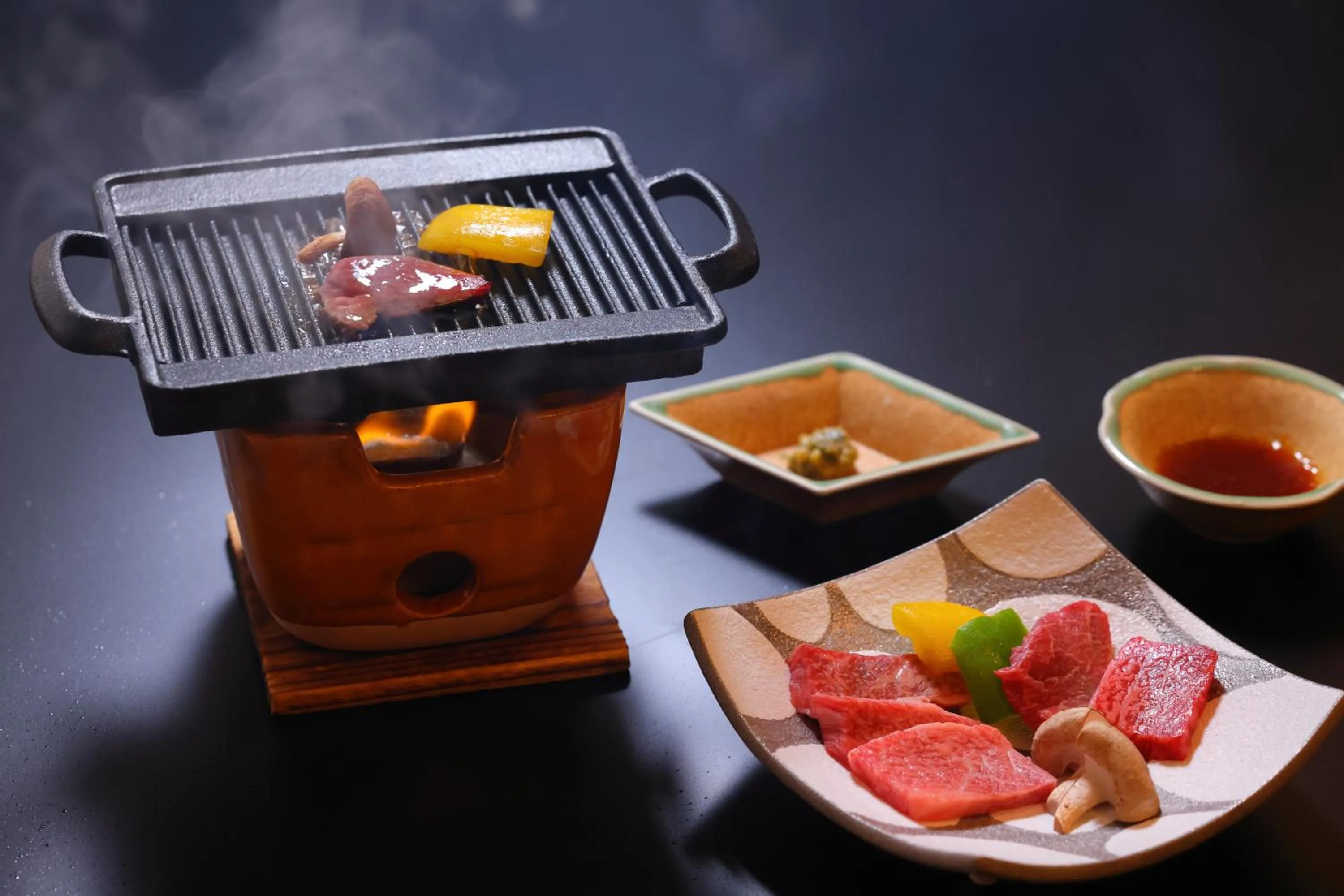 Dinner in Honjin Hiranoya Annex