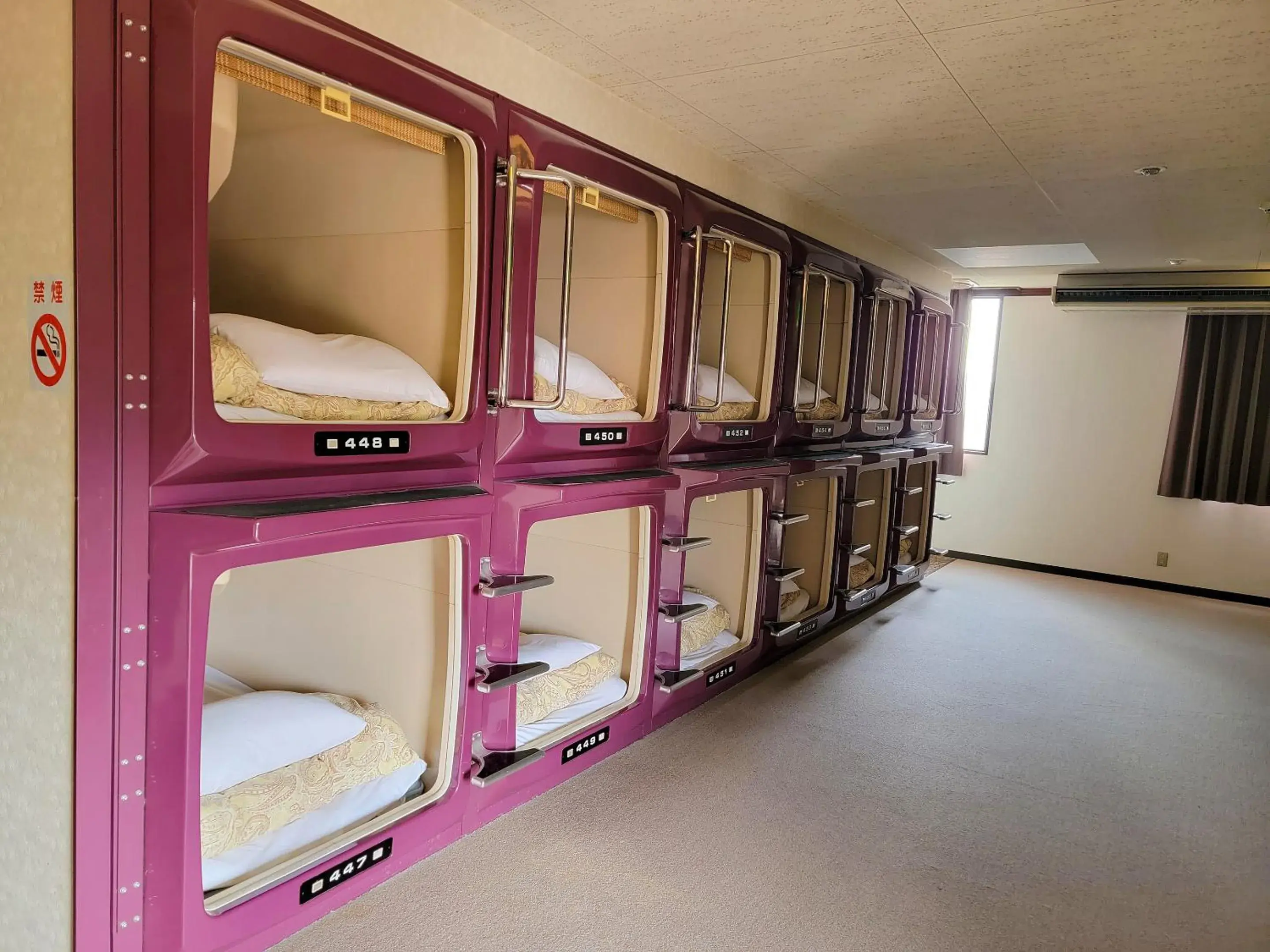 Capsule Room for Male - Upper Level in First Inn Takamatsu Capsule Room for Male - Upper Level in First Inn Takamatsu