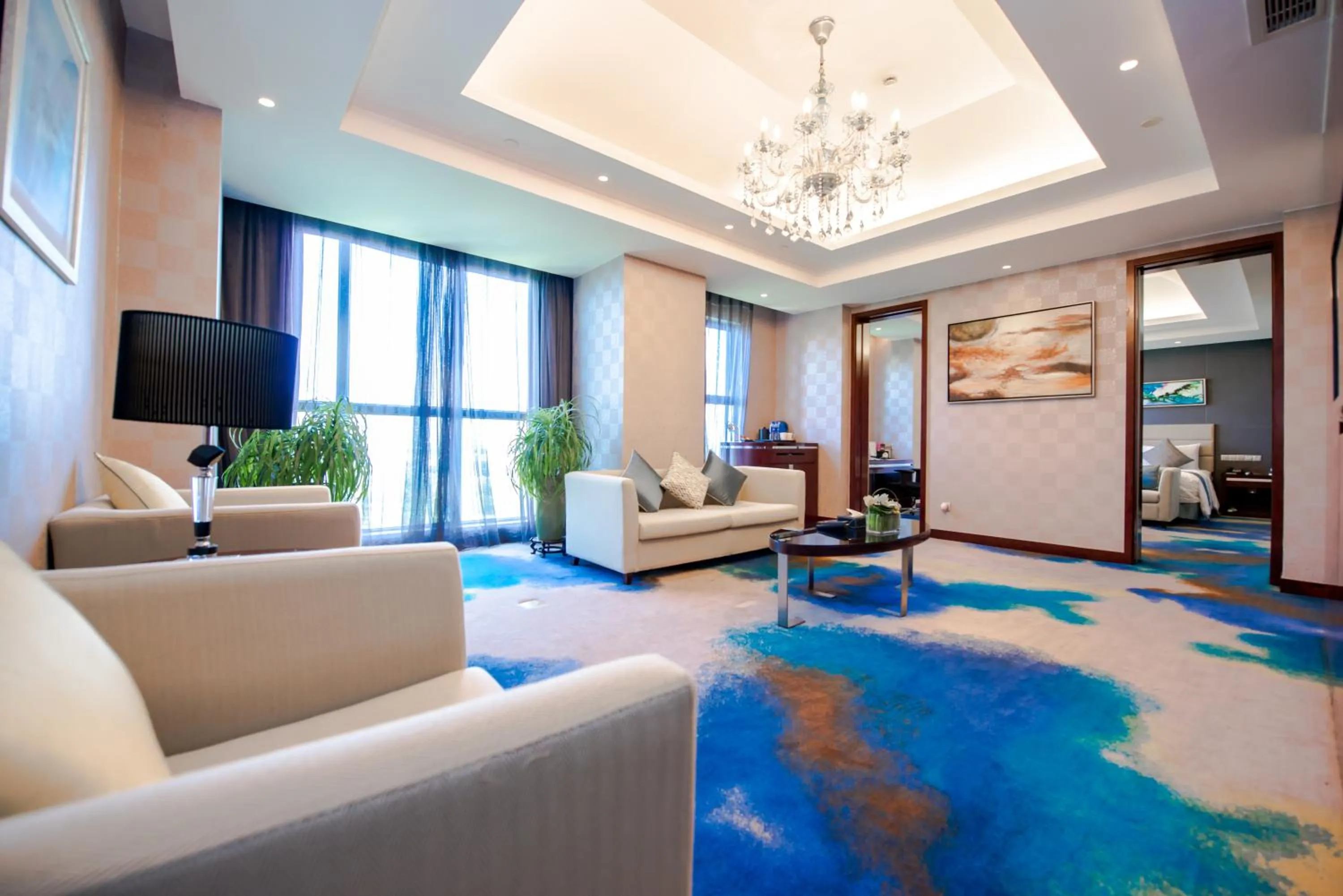 Living room in Grand Metropark Universal Dinosaur Town Hotel