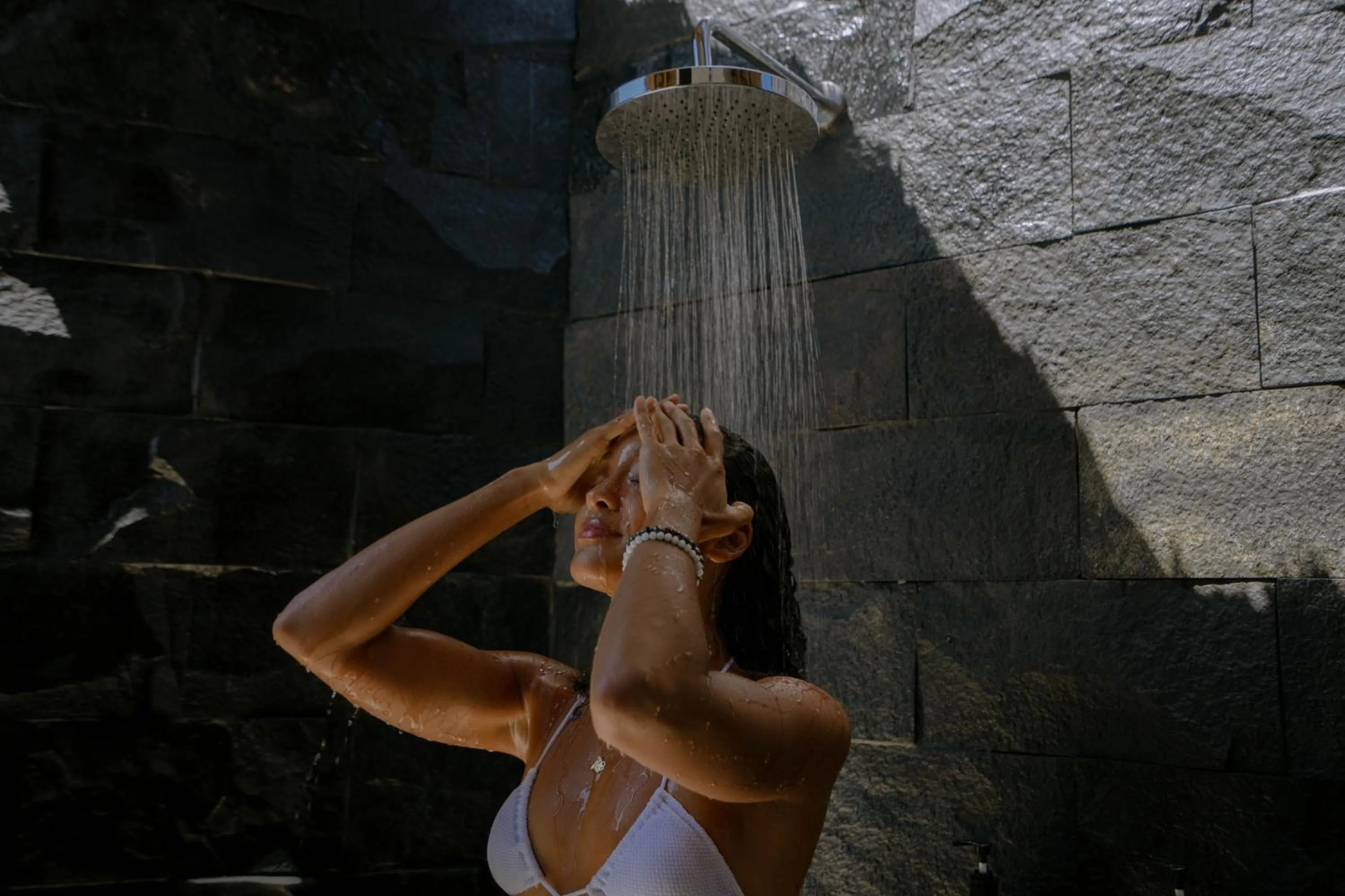 Shower in Ubud Dedari Villas