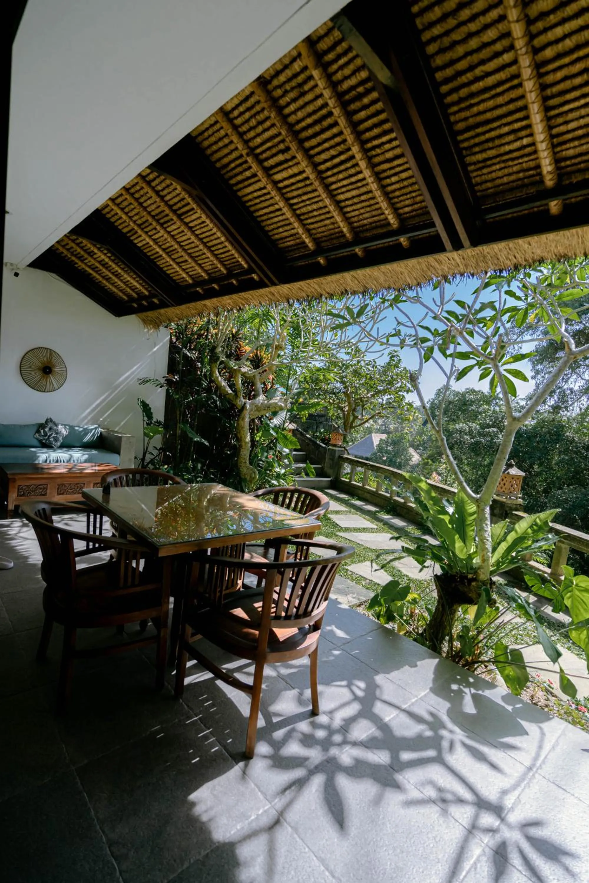 Garden view in Ubud Dedari Villas