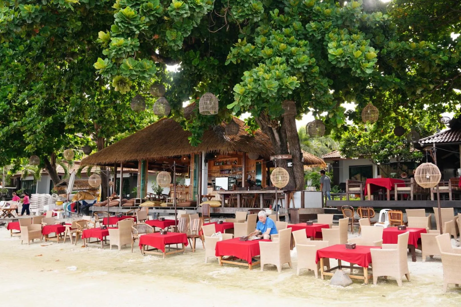 Inner courtyard view in Silversand Resort
