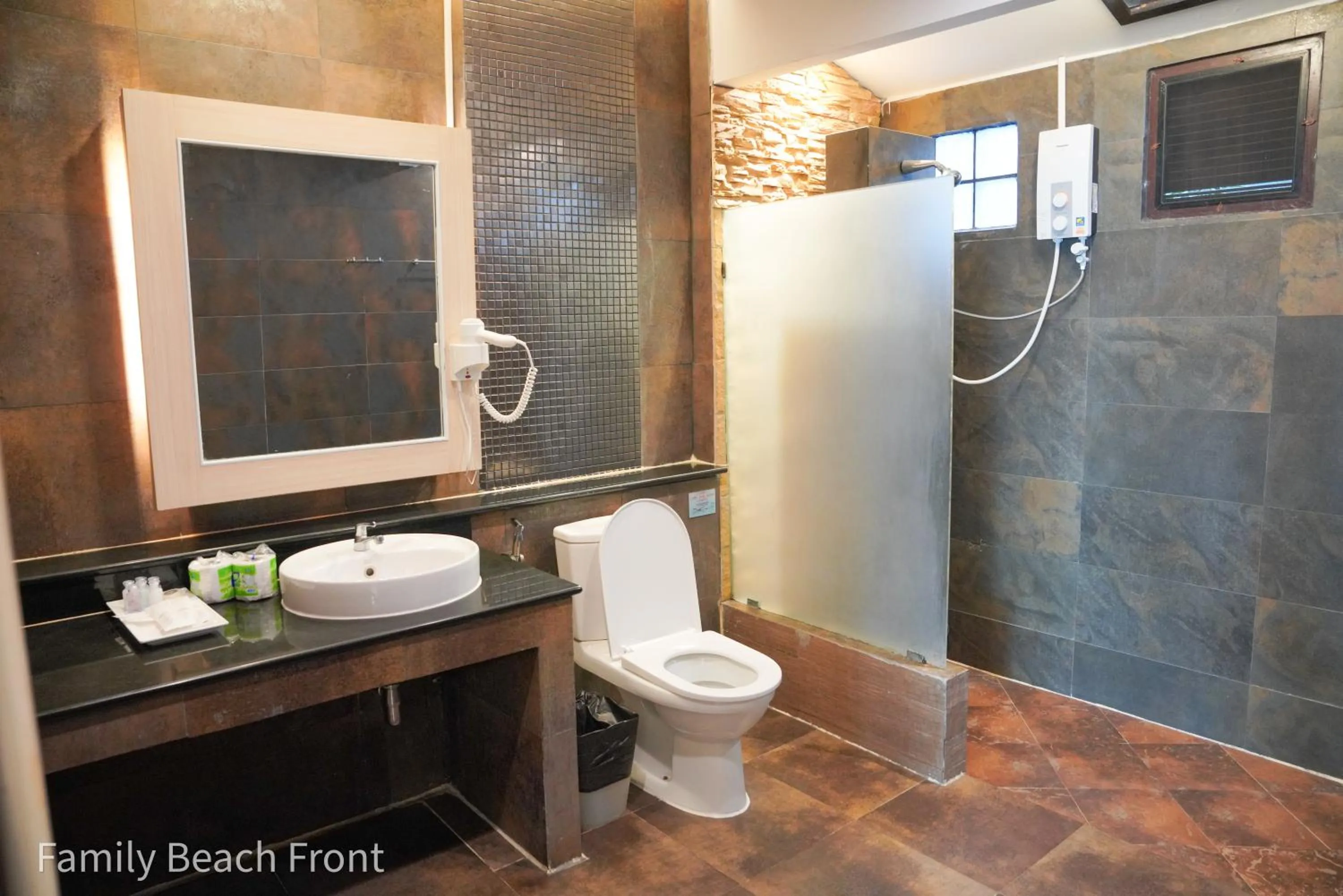 Shower in Silversand Resort