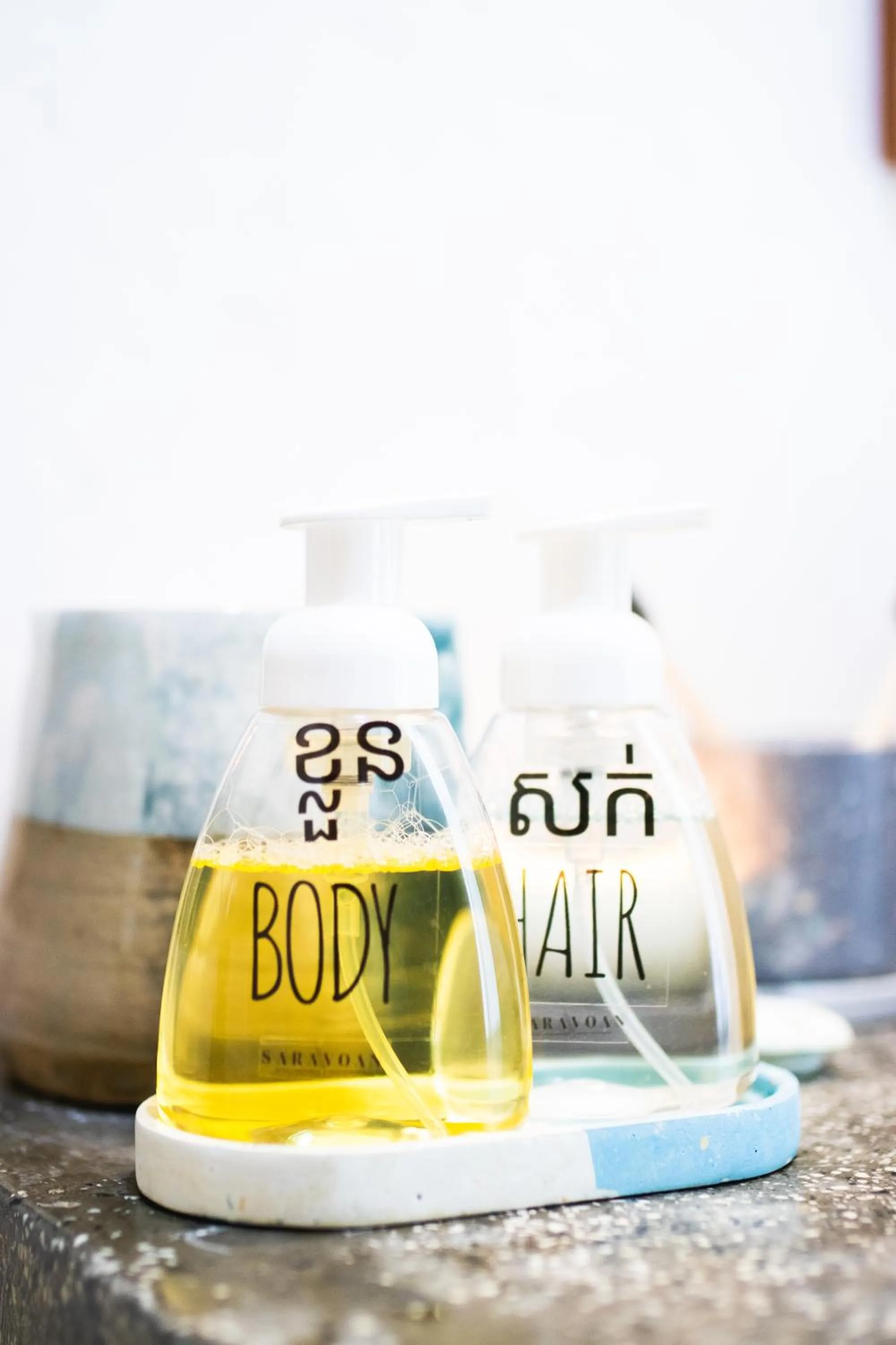 Toilet in Saravoan-Kep Hotel