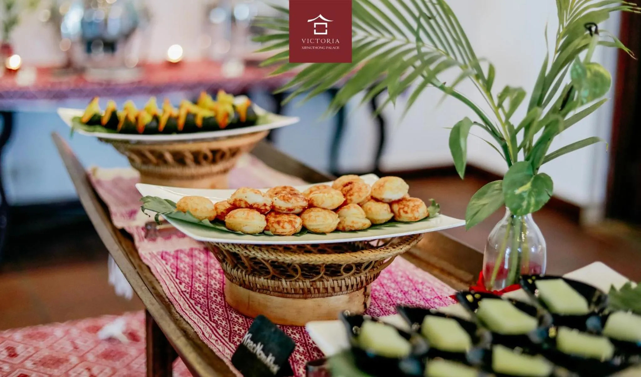 Buffet breakfast in Victoria XiengThong Palace