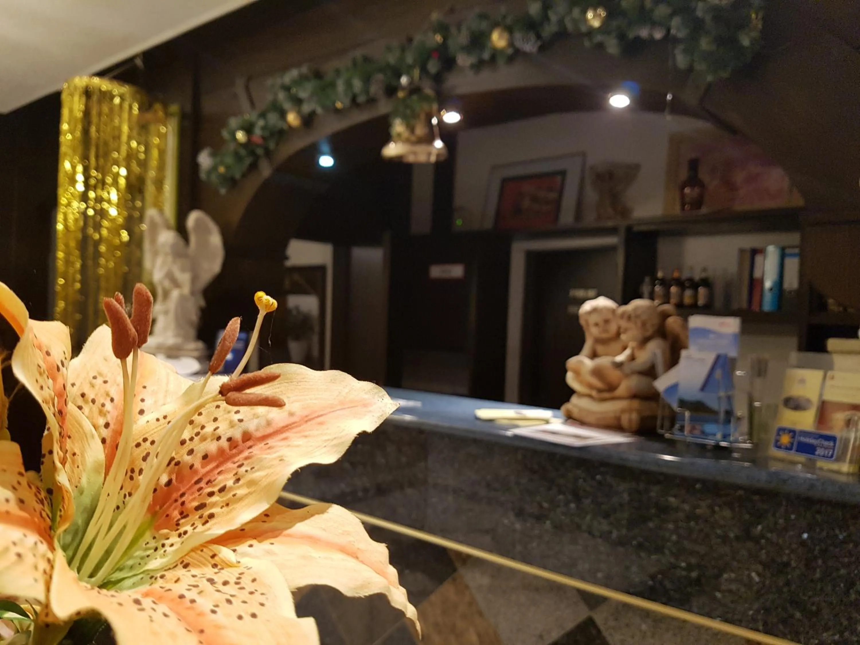 Lobby or reception in Hotel Zur Engelsburg