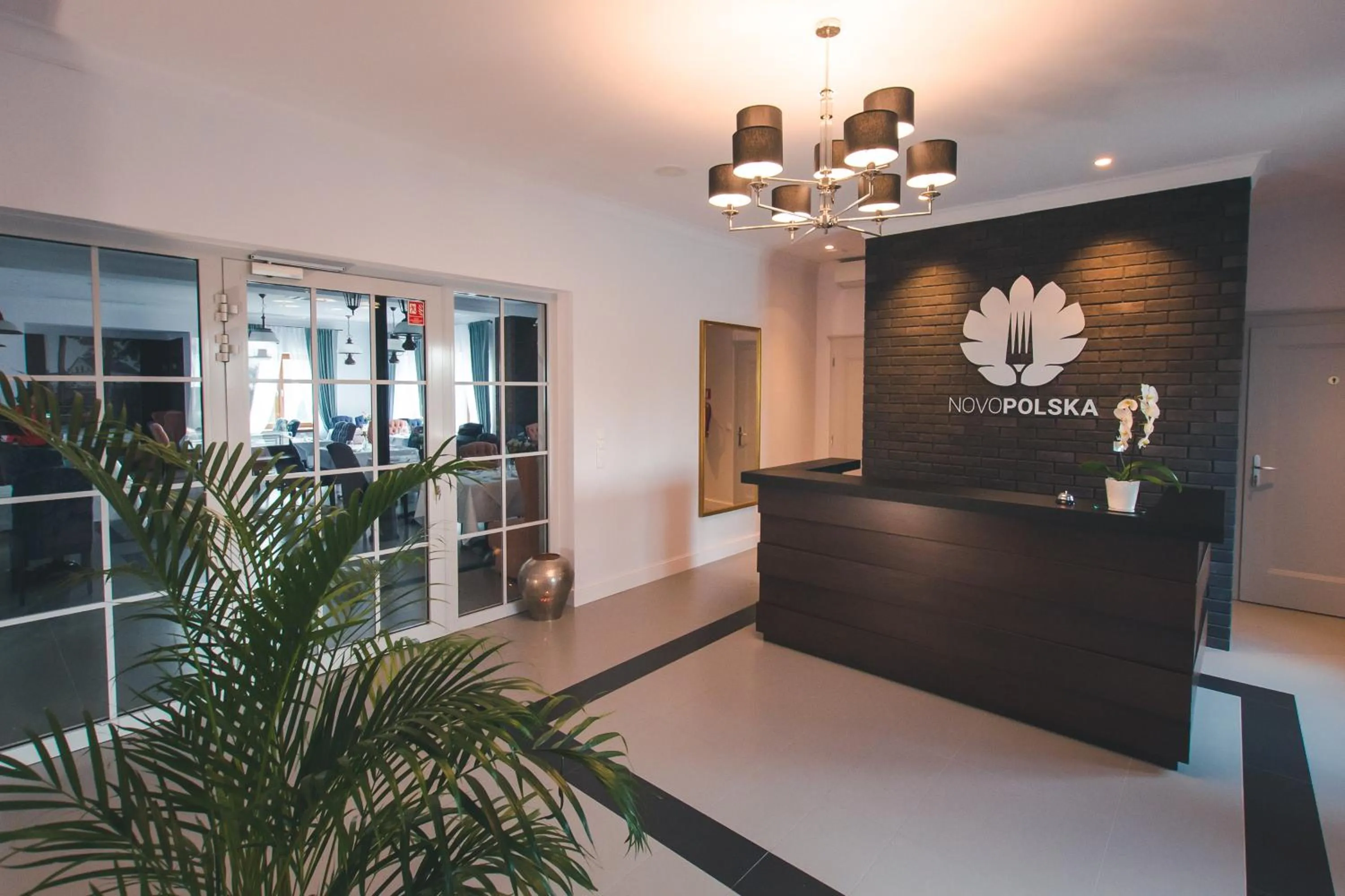 Lobby or reception in Novopolska - Hotel i Restauracja
