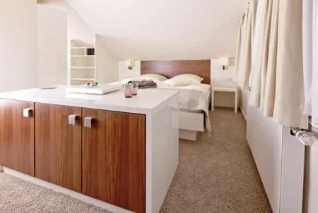 Photo of the whole room, Bed in Restaurant Niedmühle Land & Genuss Hotel