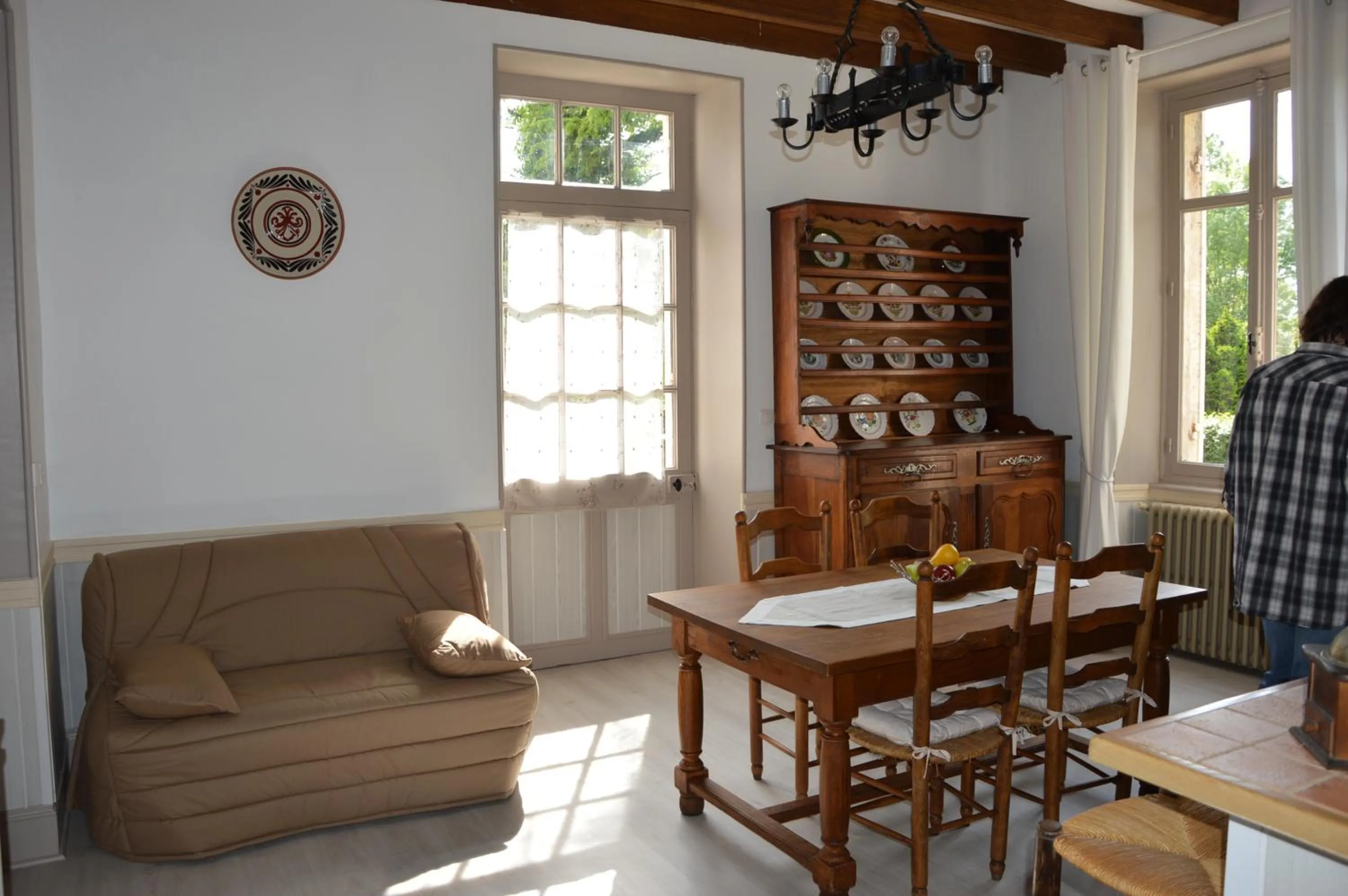 Dining area in Logis Des Bessons