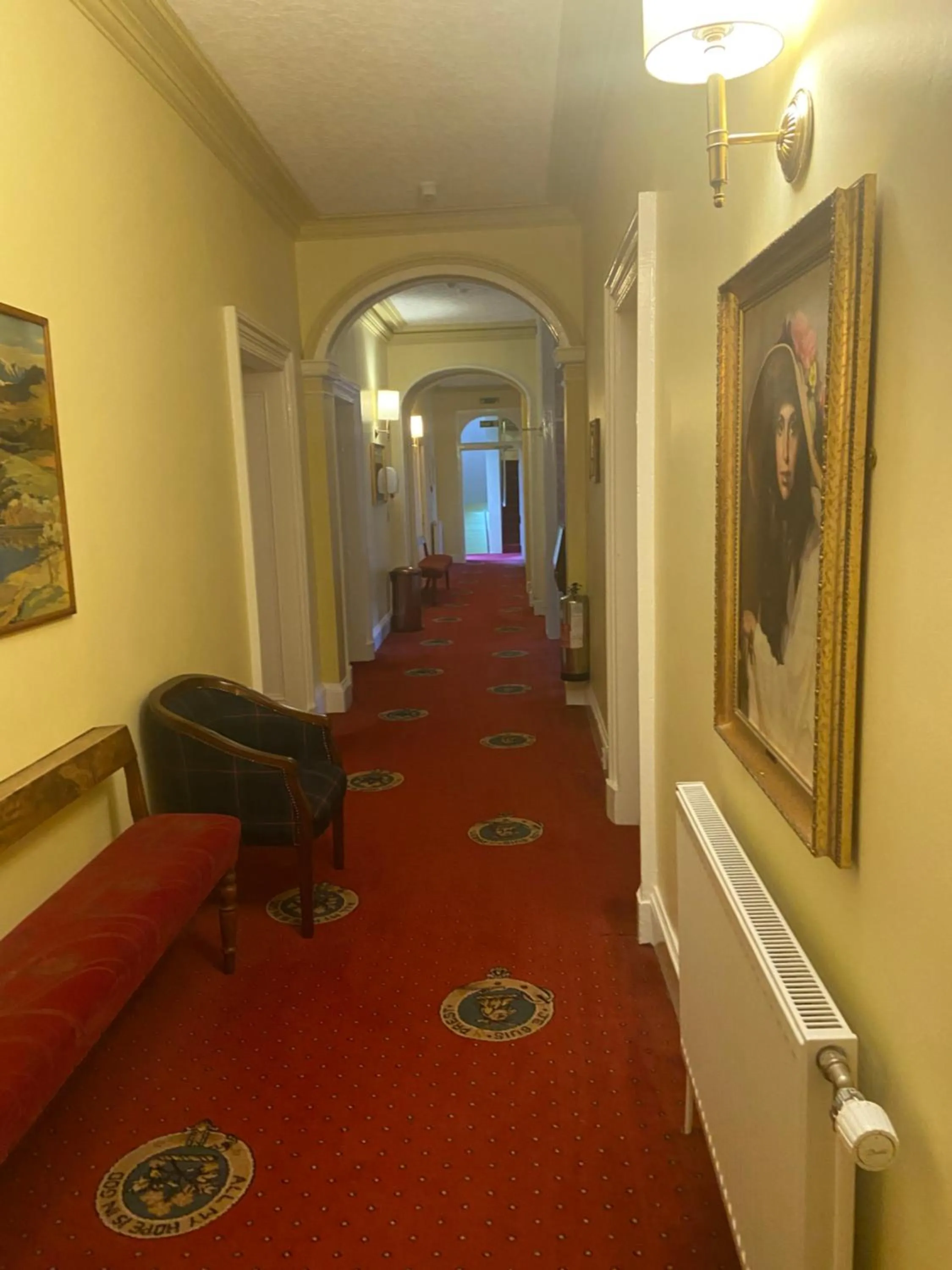 Decorative detail in Lovat Arms Hotel