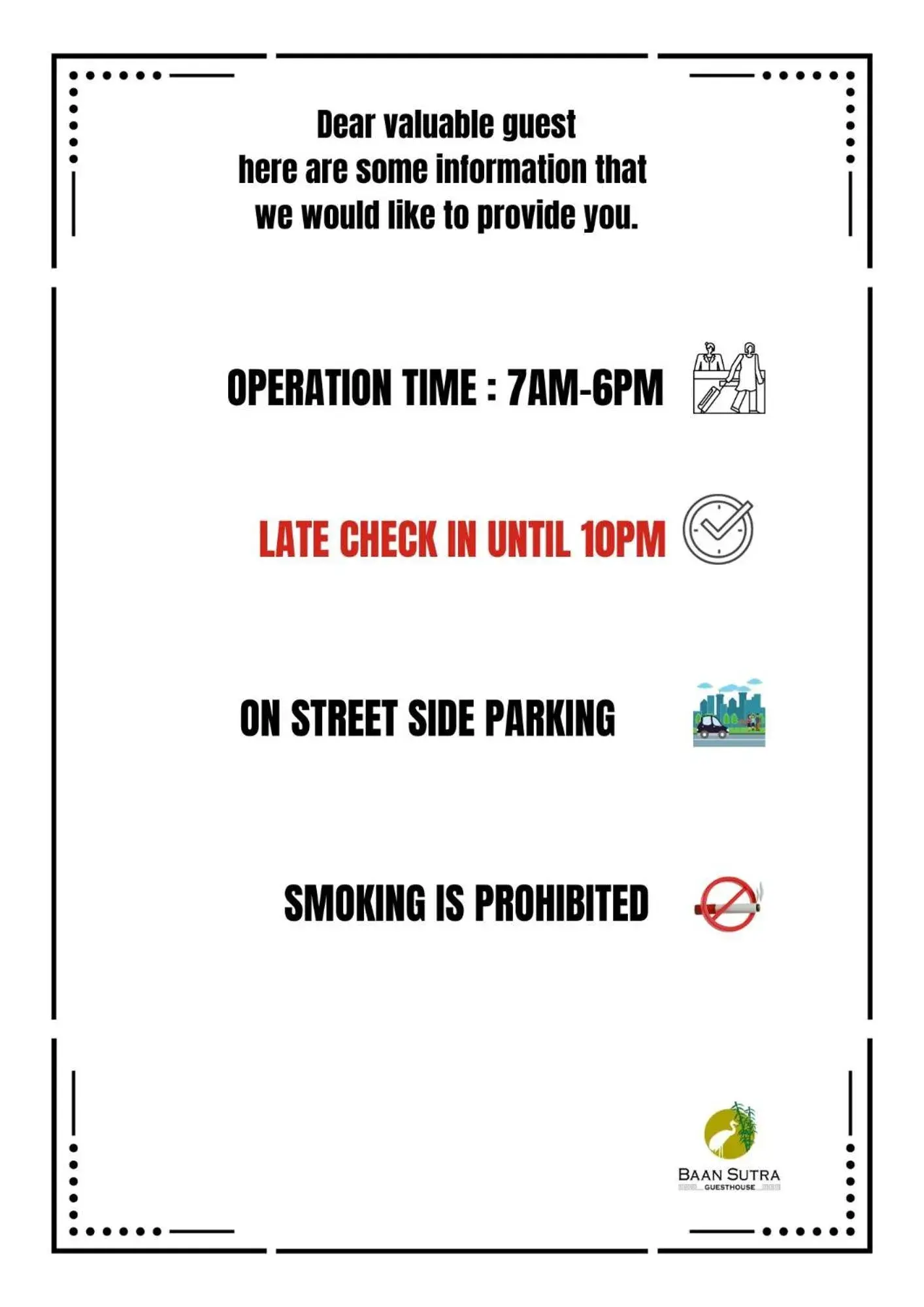 Superior King Room in Baan Sutra Guesthouse Superior King Room in Baan Sutra Guesthouse