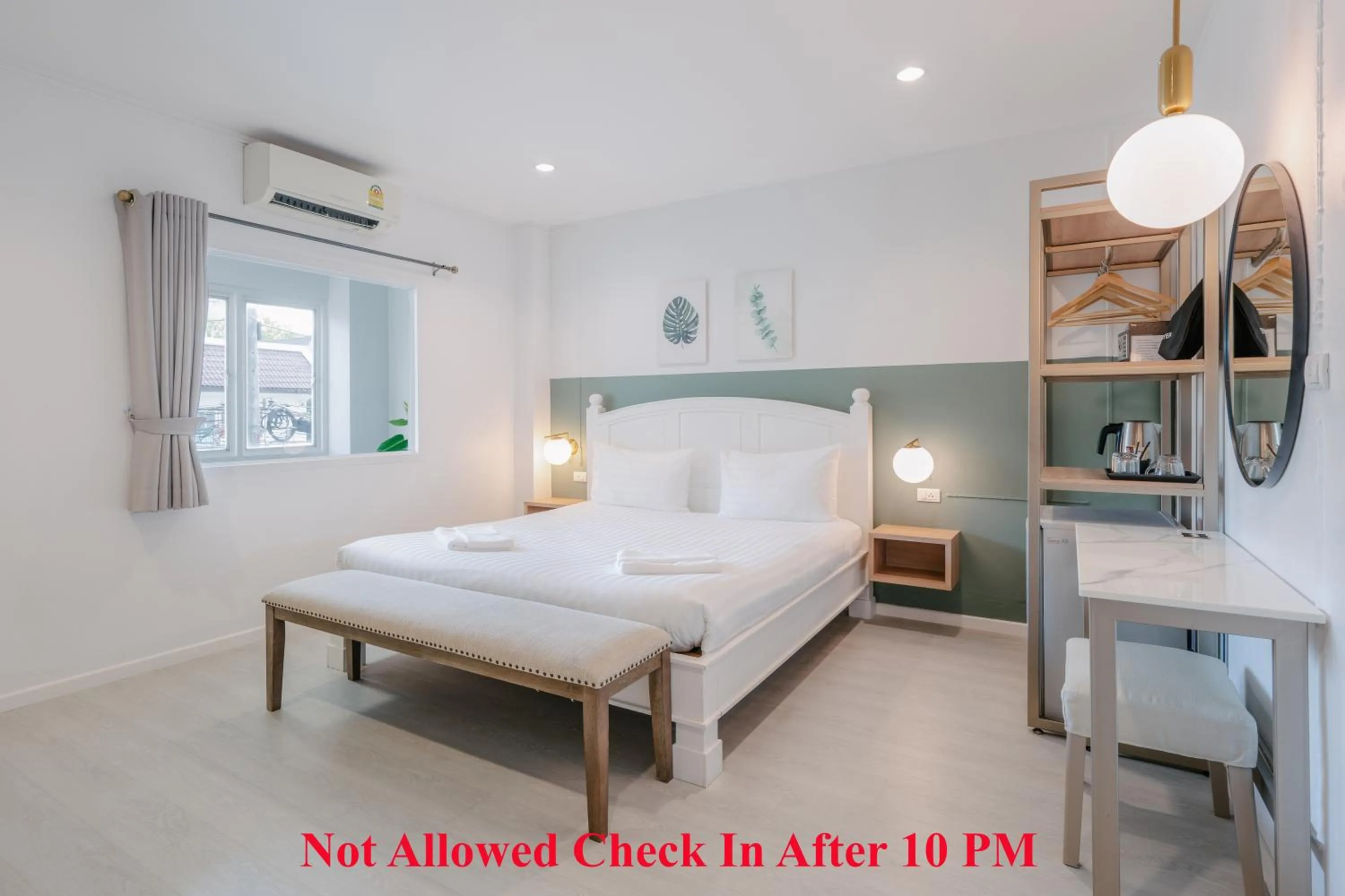 Bed in Baan Sutra Guesthouse