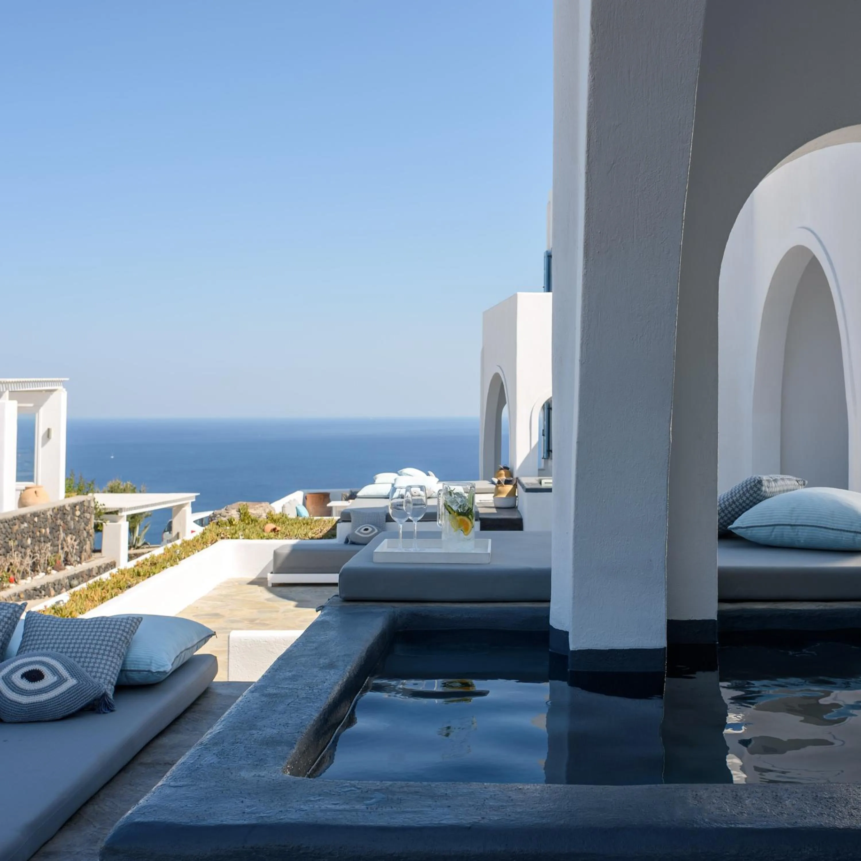 Patio in Kalestesia Suites