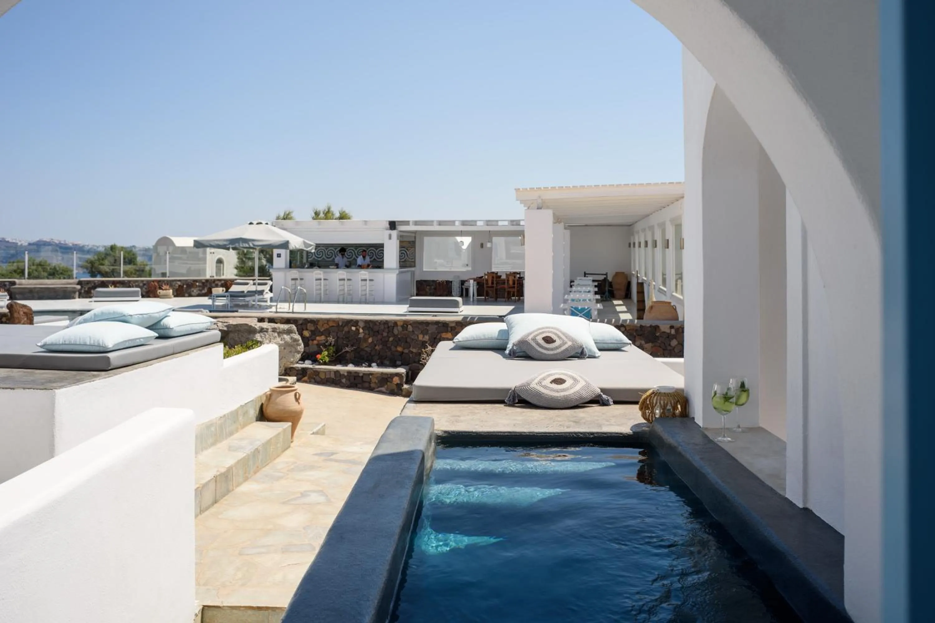 Patio in Kalestesia Suites