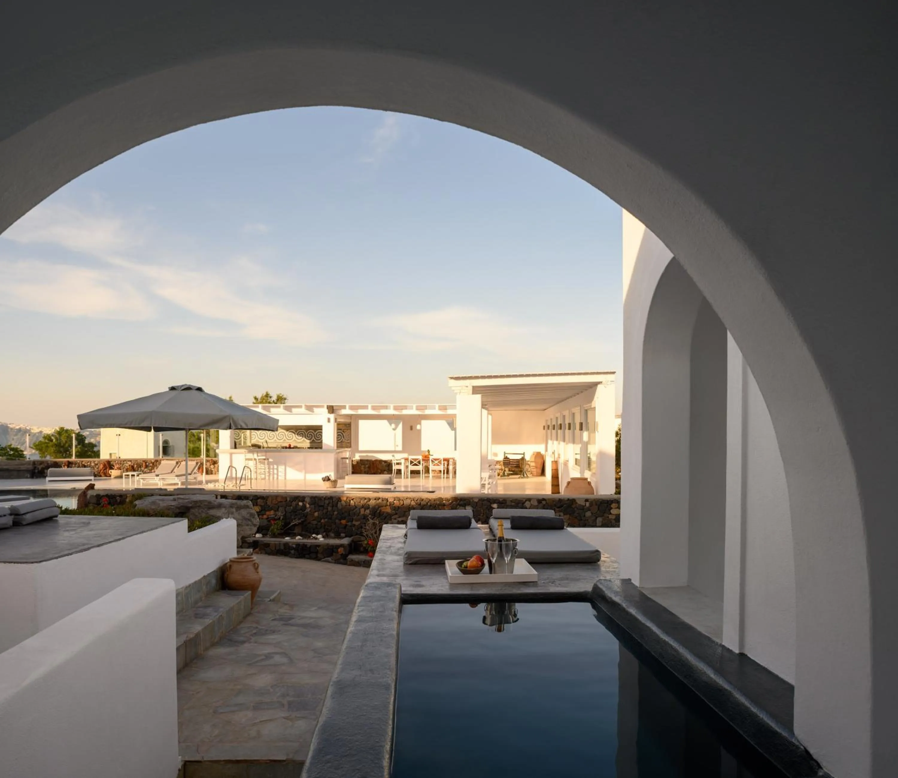 Patio in Kalestesia Suites