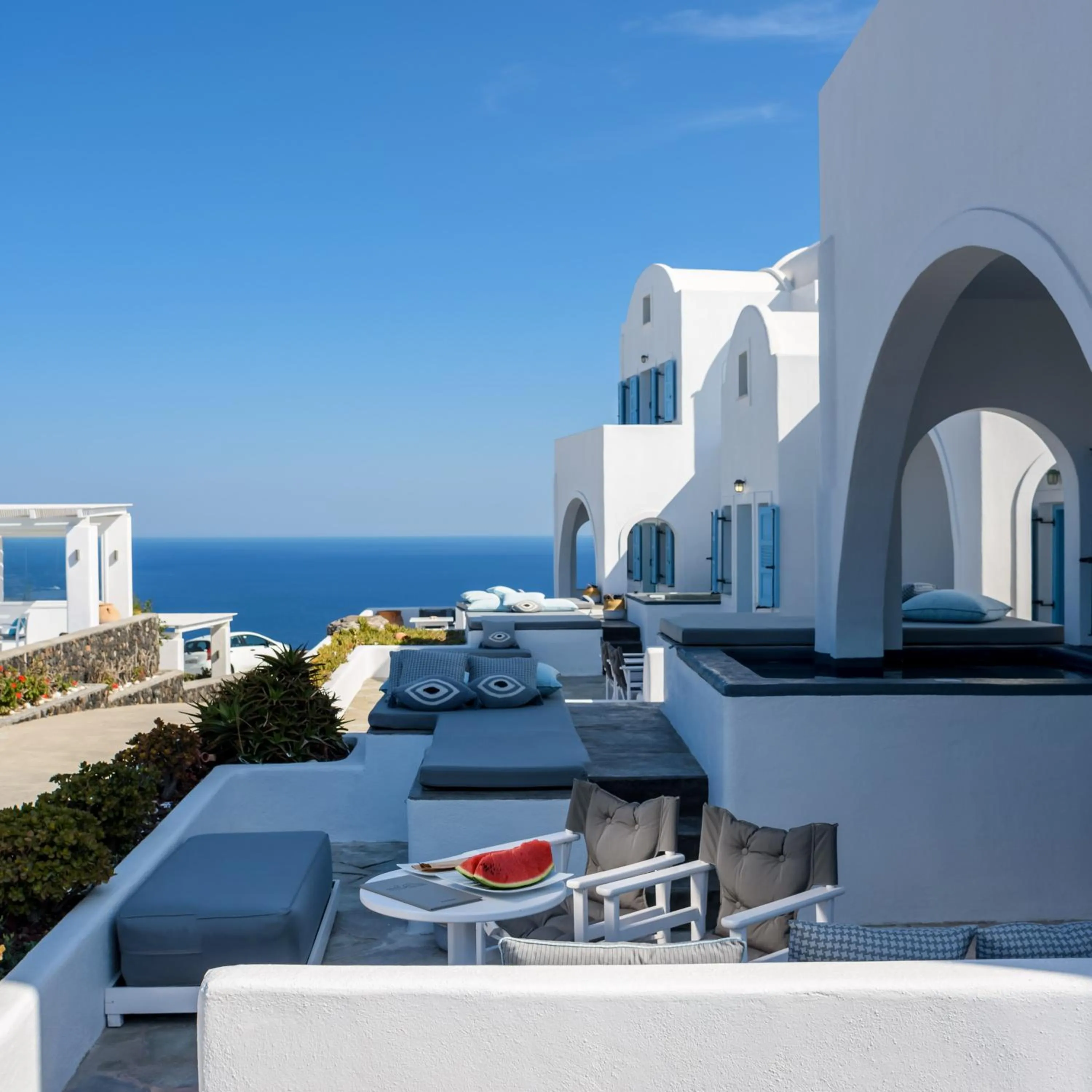 Patio in Kalestesia Suites