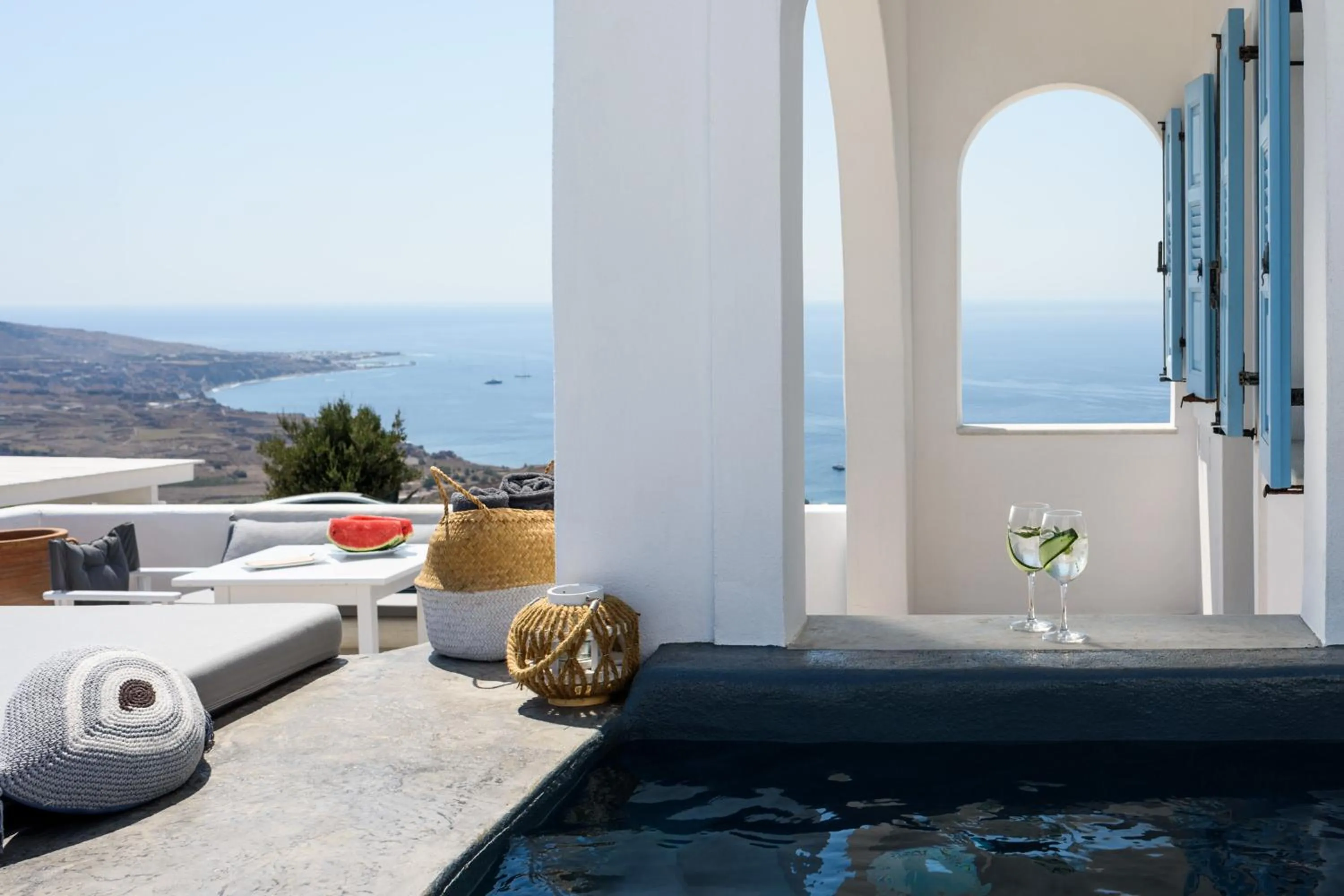 Patio in Kalestesia Suites