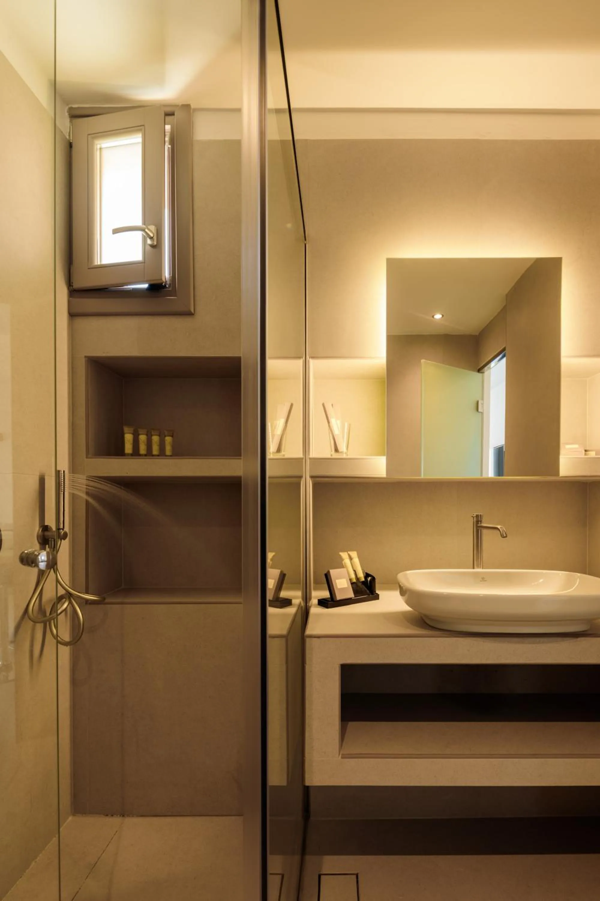 Shower in Kalestesia Suites