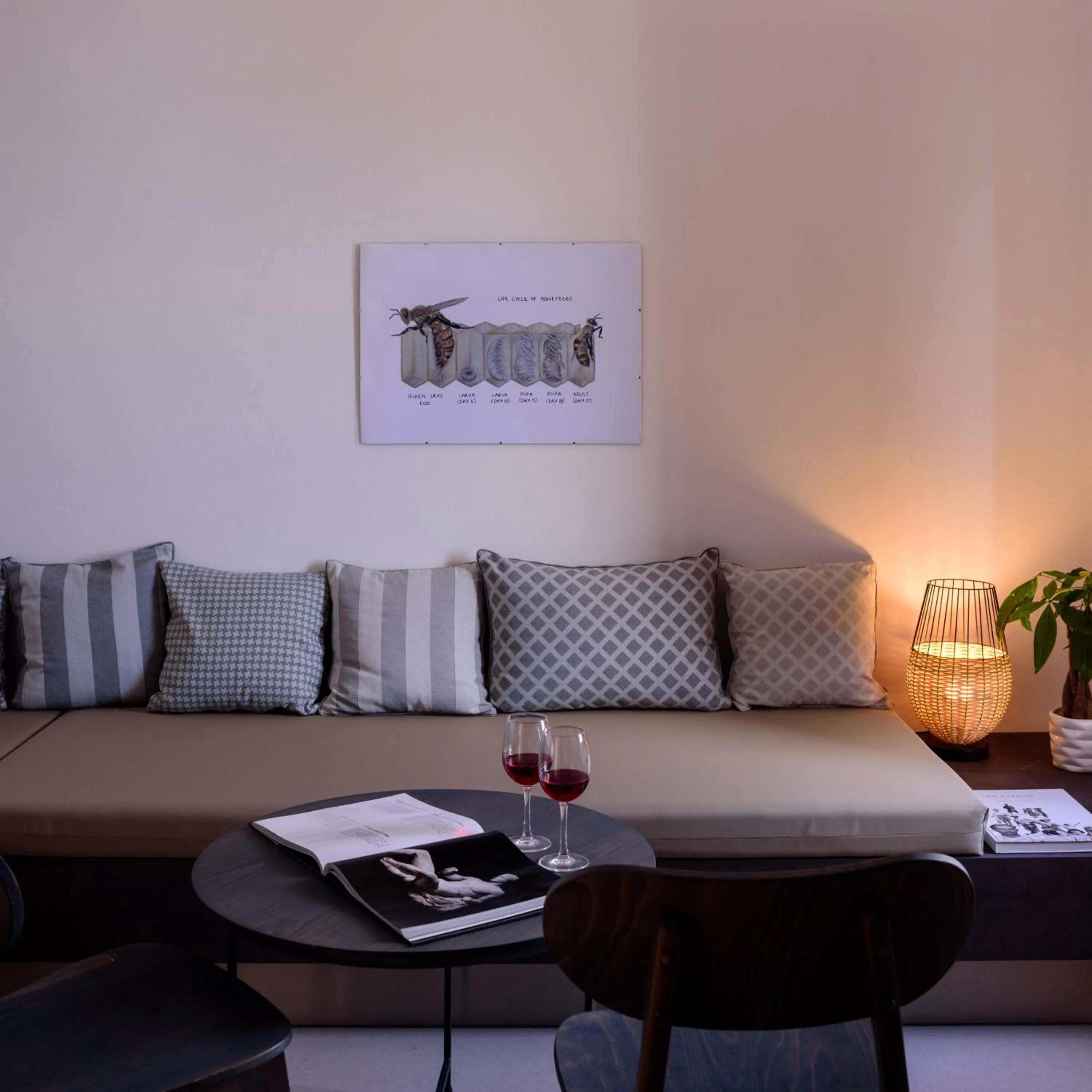 Living room in Kalestesia Suites