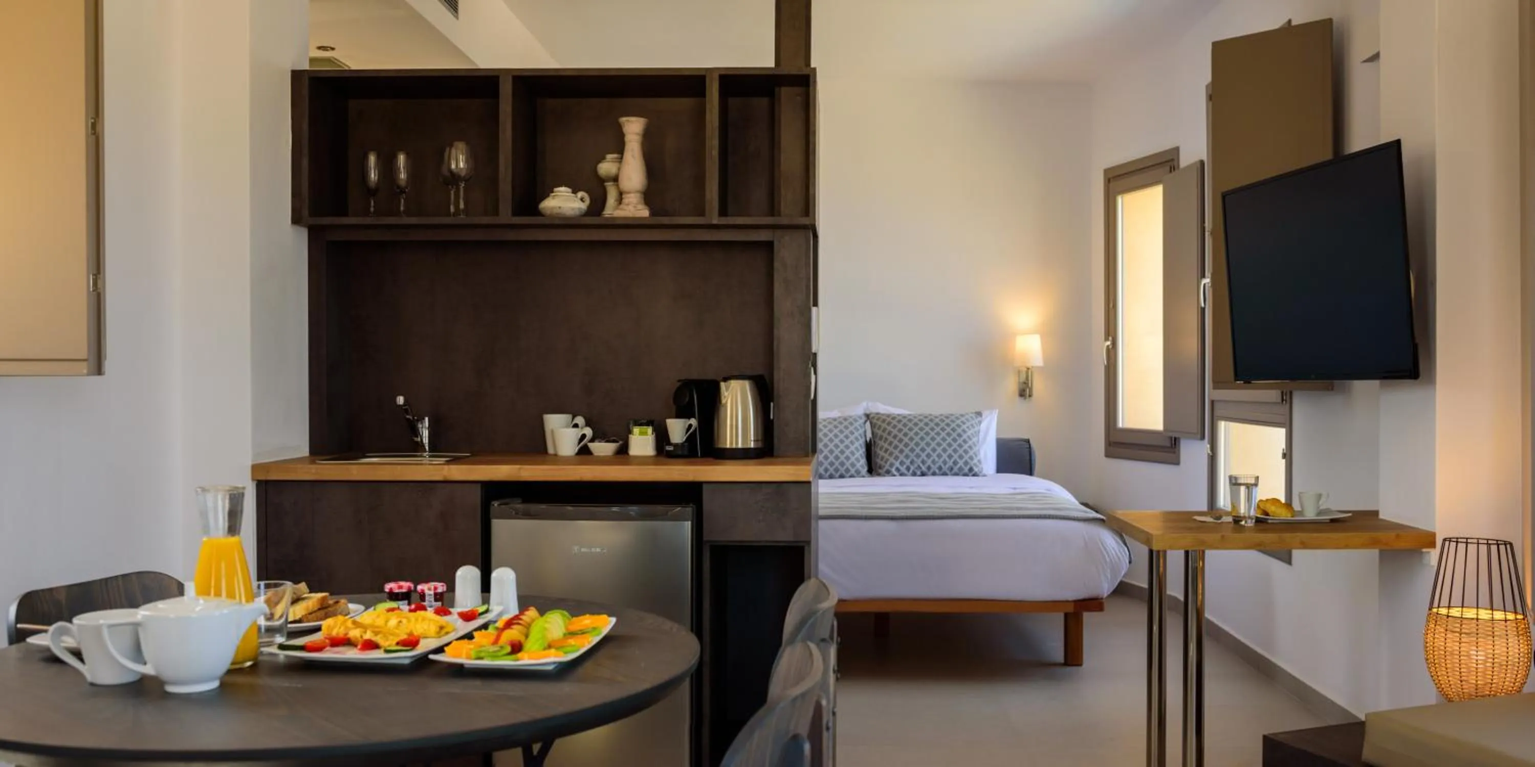 Bed in Kalestesia Suites