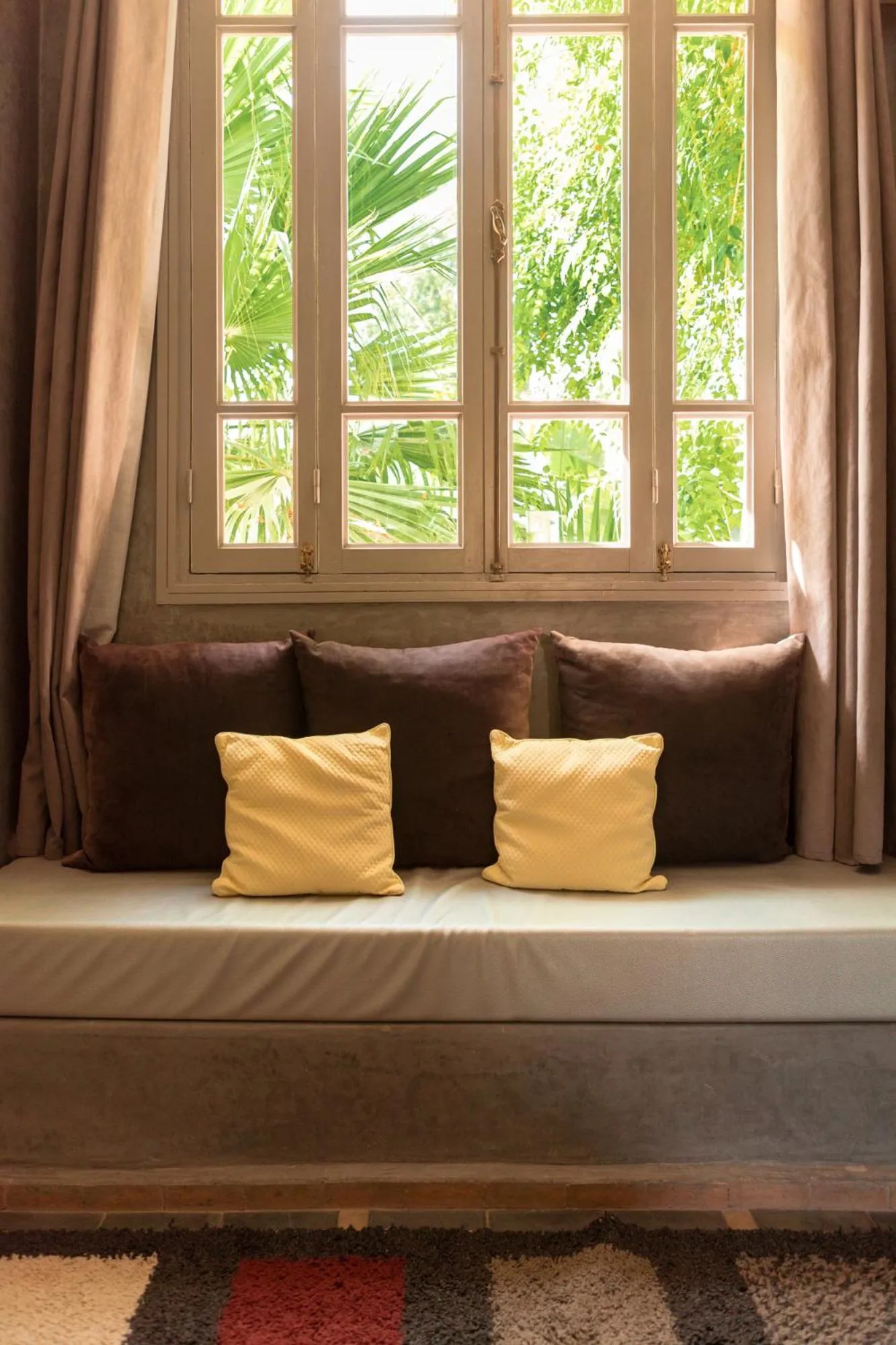 Seating area in La Maison de Tanger