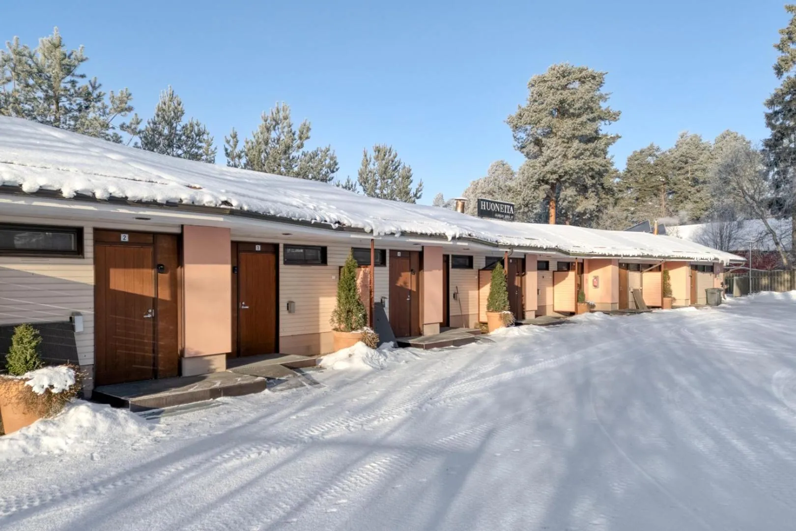 Property building in Jääskän Loma Apartment Hotel Härmä